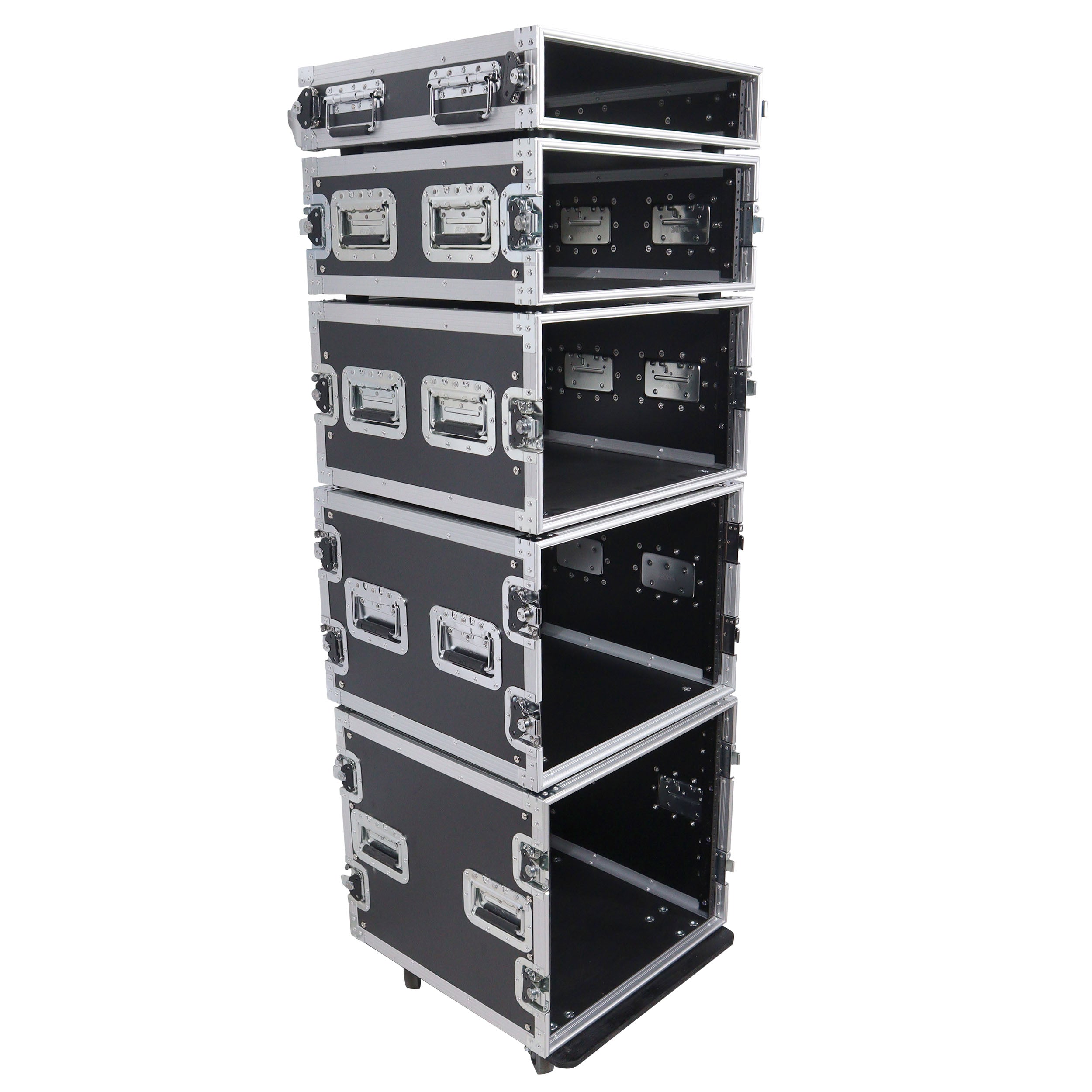 8U Space Amp Rack Mount ATA Flight Case 19" Depth