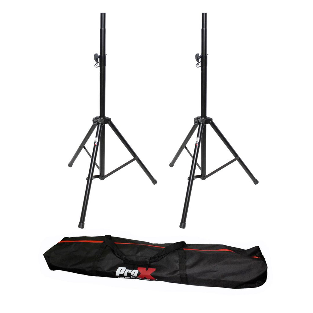 Set of 2 Heavy Duty DJ PA Production PA 6FT 72" All Metal Speaker Tripod Stand W/Carrying bag