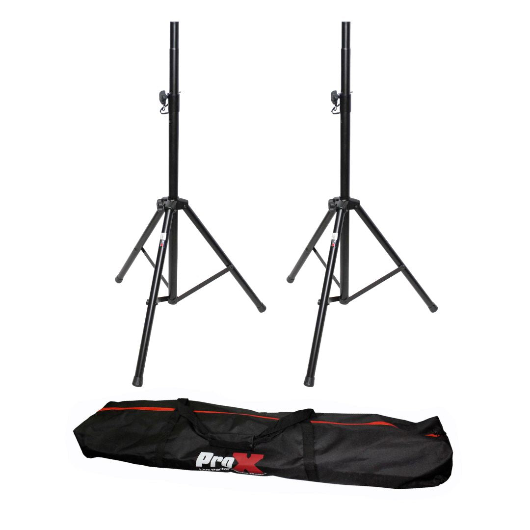 2PCS Set of 2 Heavy Duty DJ PA Production PA 6FT 72" All Metal Speaker Tripod Stand W/Carrying bag
