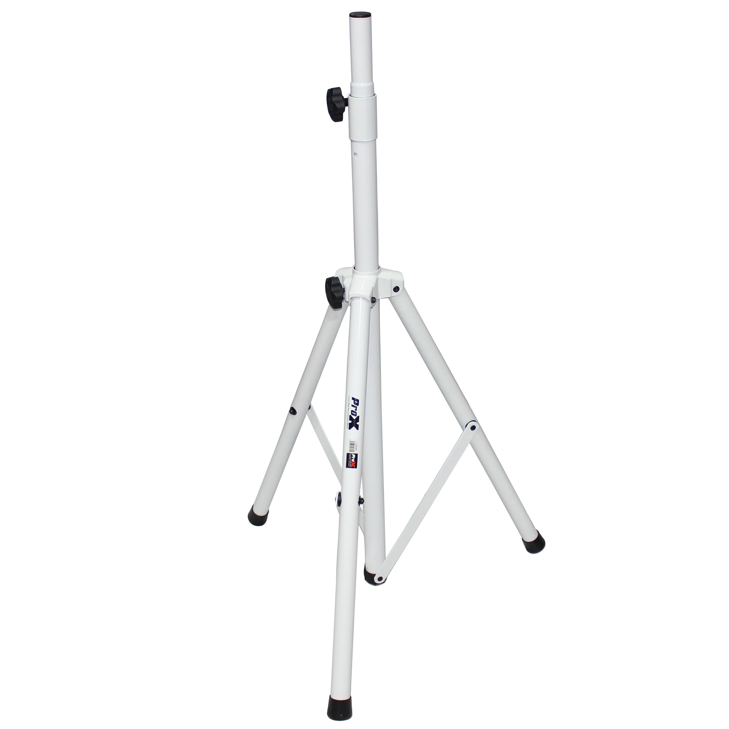 2PCS White Heavy-Duty All Metal Speaker Tripod Stand Set of 2, 4-7 ft. (44"-84") Cloud Series