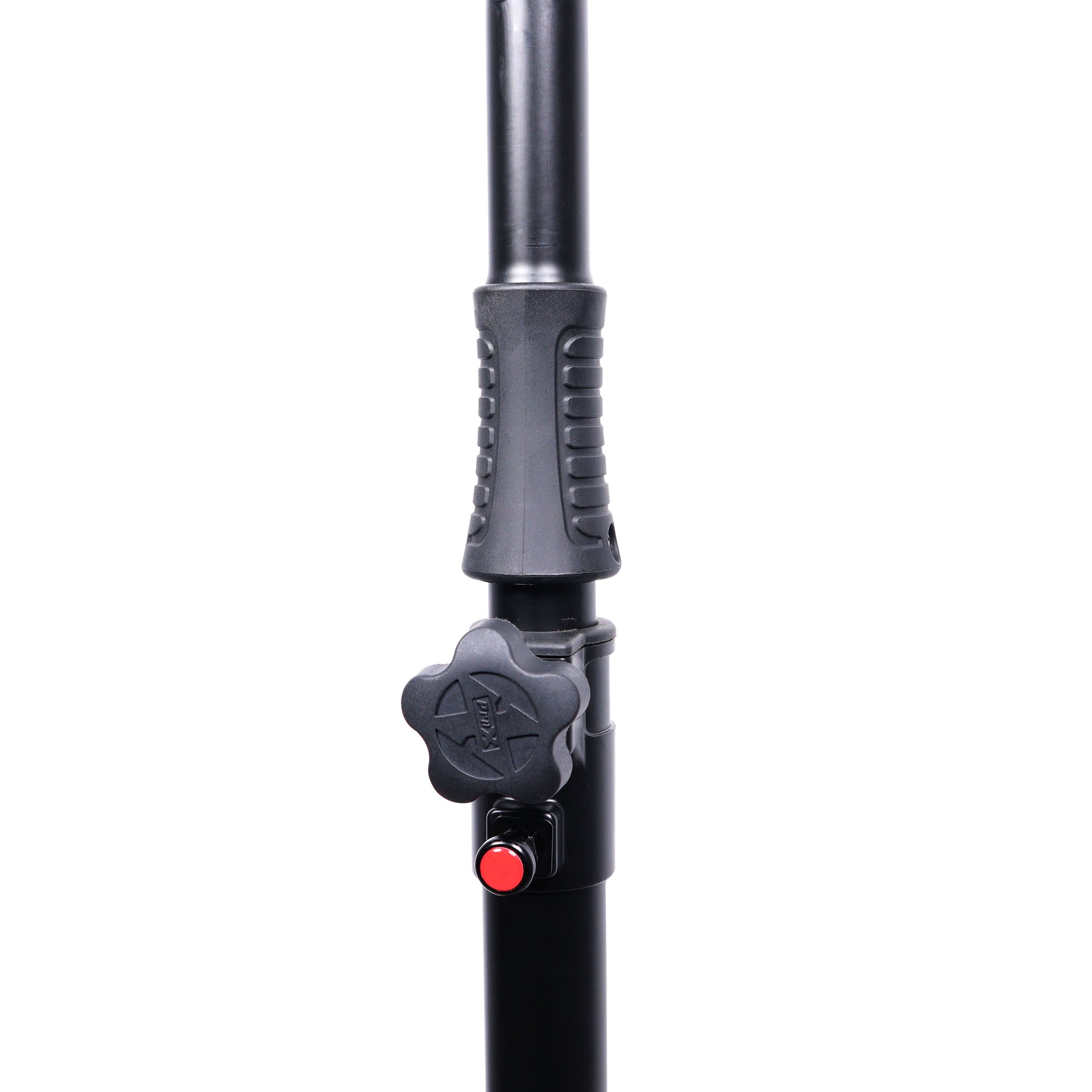 Set of 2 Pro Air-Powered tripod Speaker stand in Black w/ Carry Bag