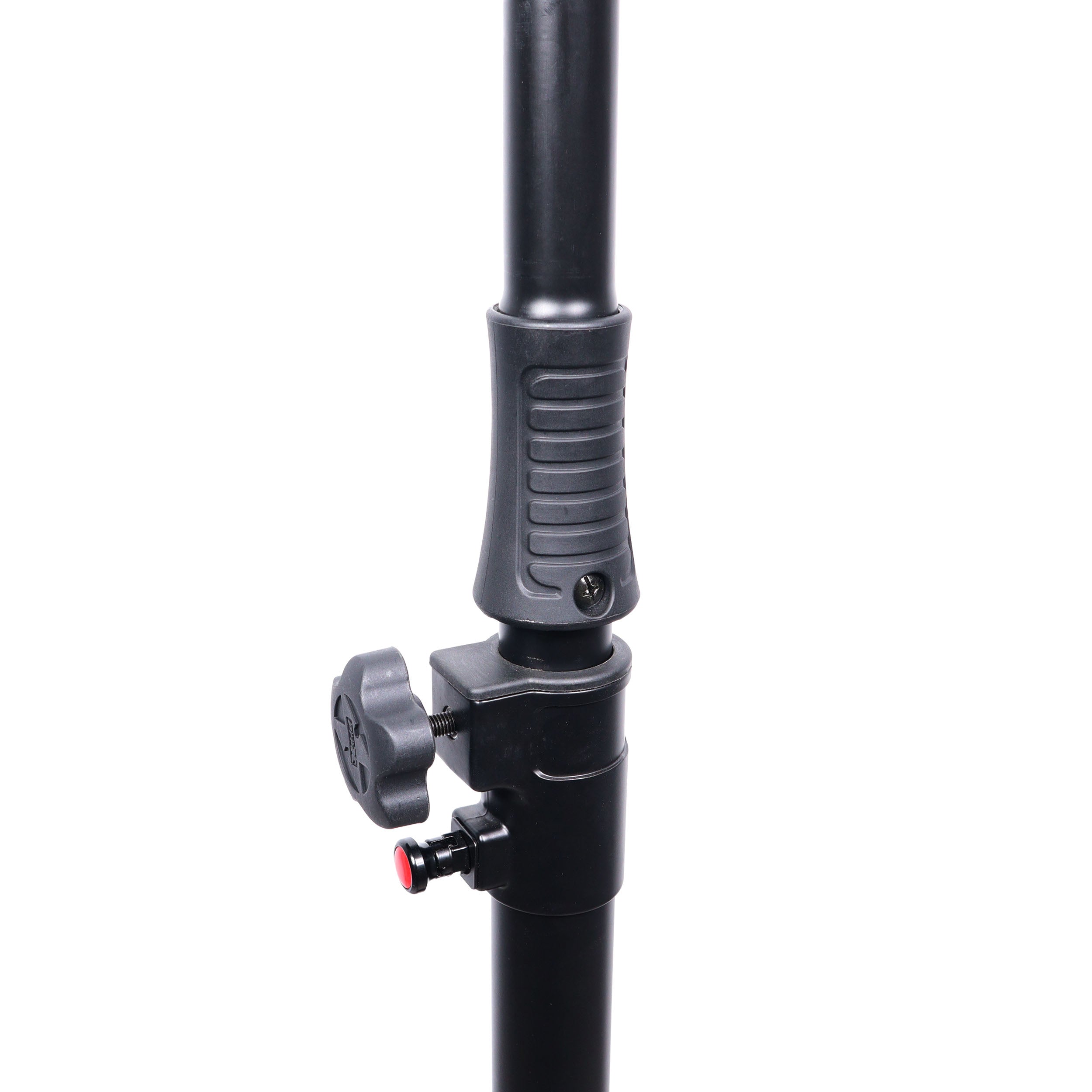 Set of 2 Pro Air-Powered tripod Speaker stand in Black w/ Carry Bag