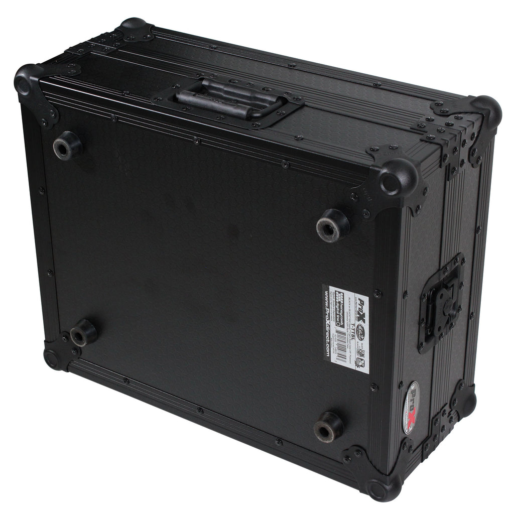 Flight Case for Turntable - Universal W-Foam Kit | Black on Black