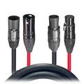 10PCS 6' FT Dual Powerkon to Dual DMX Combo Link Jumper Cable
