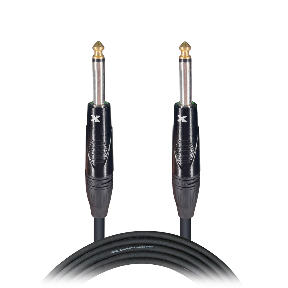 40PCS 25' Ft. Unbalanced 1/4" TS-M to 1/4" TS-M High Performance Pro Audio Instrument Guitar Cable