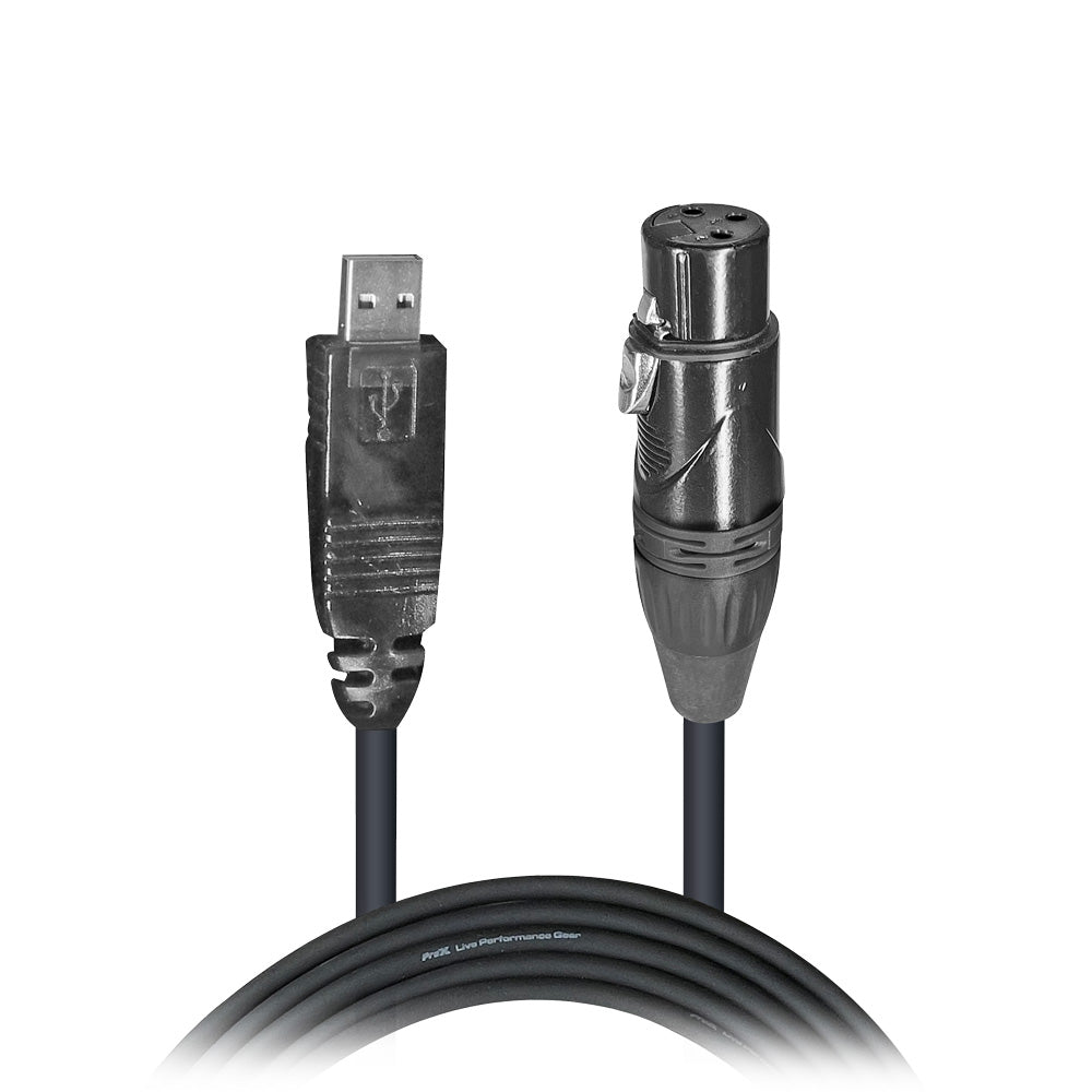 10 Ft XLR-F to USB High Performance Audio Cable