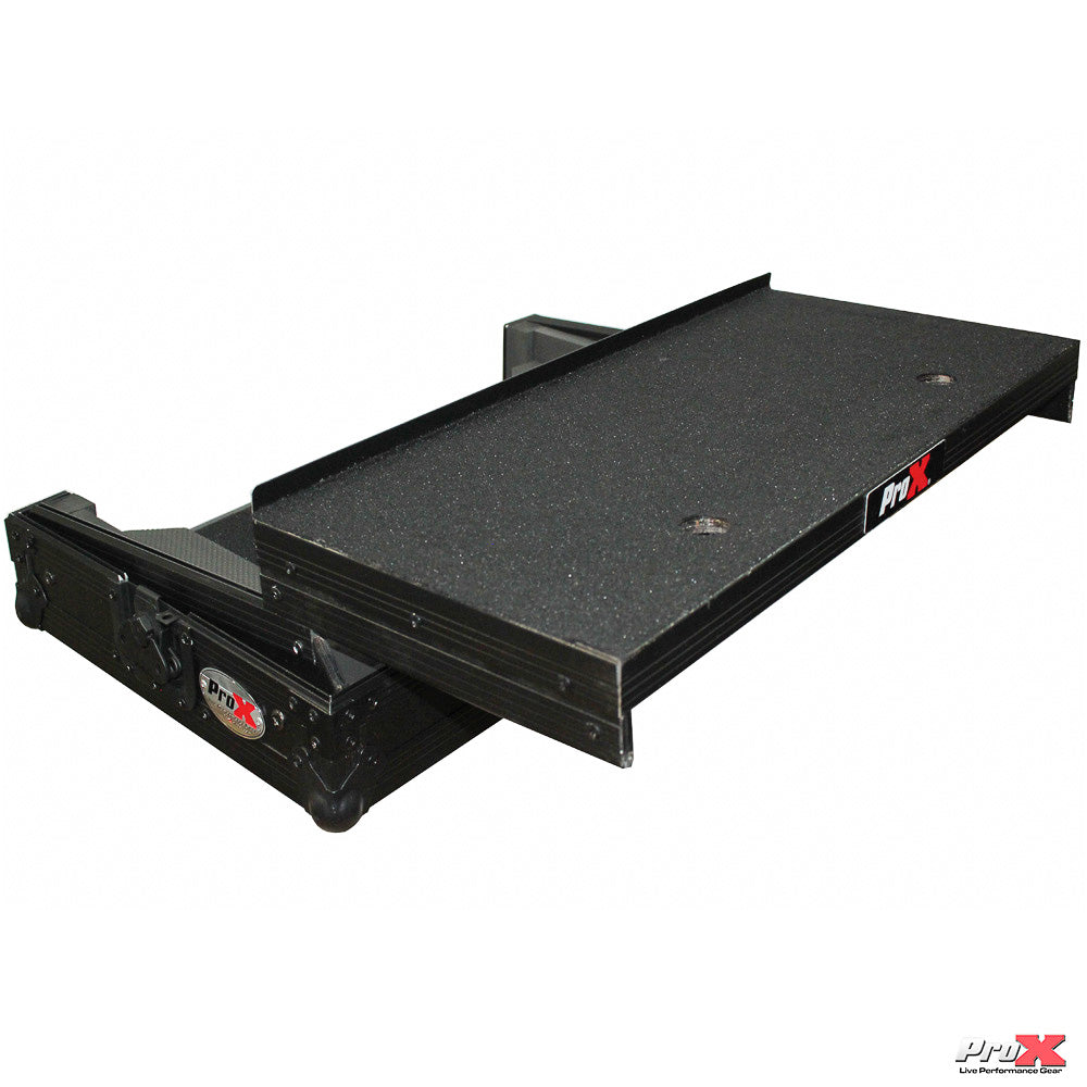 Flight Case for Numark MixTrack 3 Pro 3 and Platinum Digital Controller W-Laptop Shelf | Black on Black