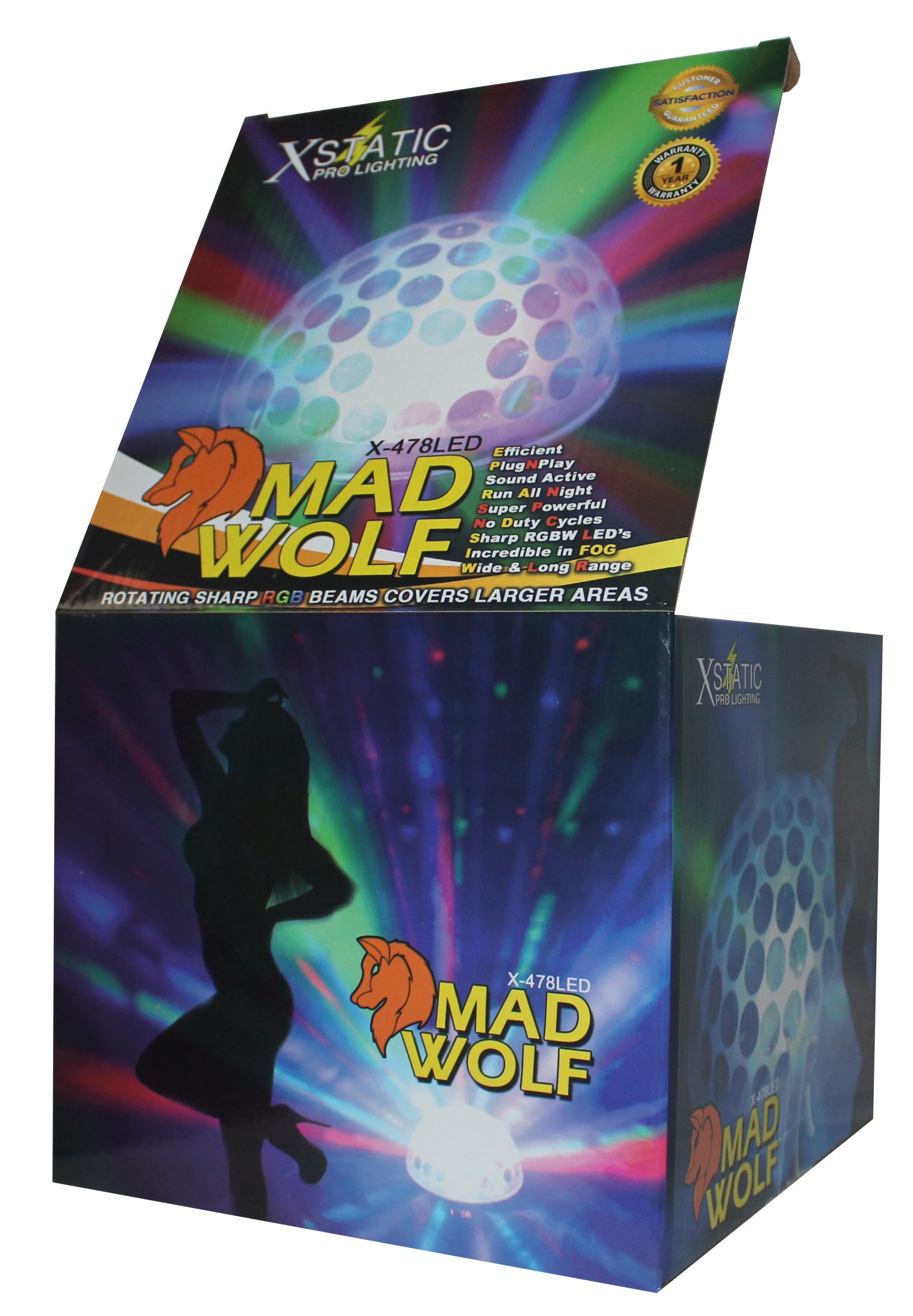 MADWOLF 6 x 3 Watt Tri 3-in1 Ultrabright RGB LEDs