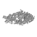 50 Pack of Screws and Nuts for D Series Panel Rack Connectors (M2.5 -0.45 x 8mm) Phillips