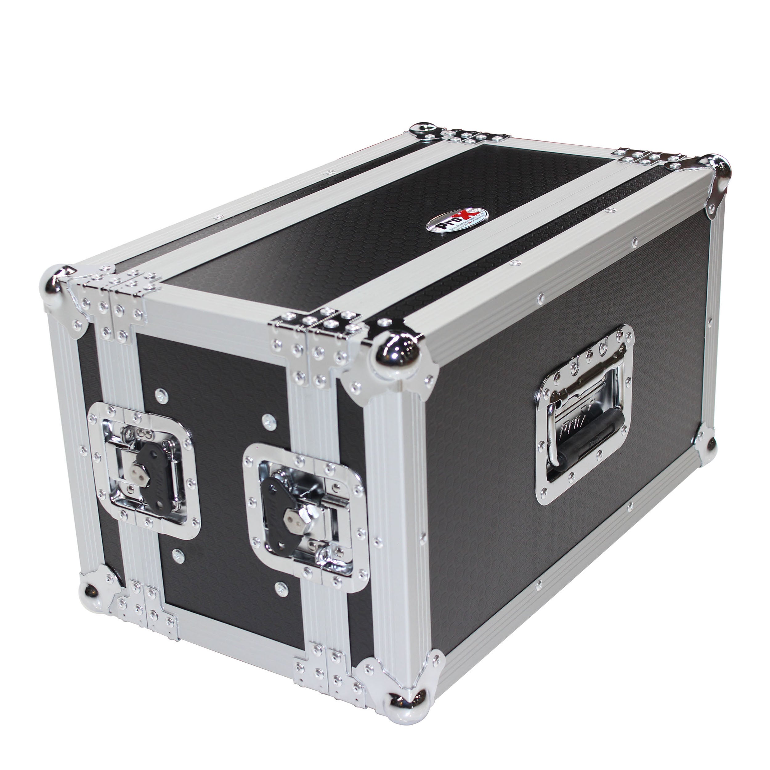 6U Deluxe Effects Rack 7 In Deep Rail to Rail | W-Handles