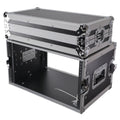 6U Deluxe 14" Deep 19" Width Amp Effects Rack Flight Hard Case