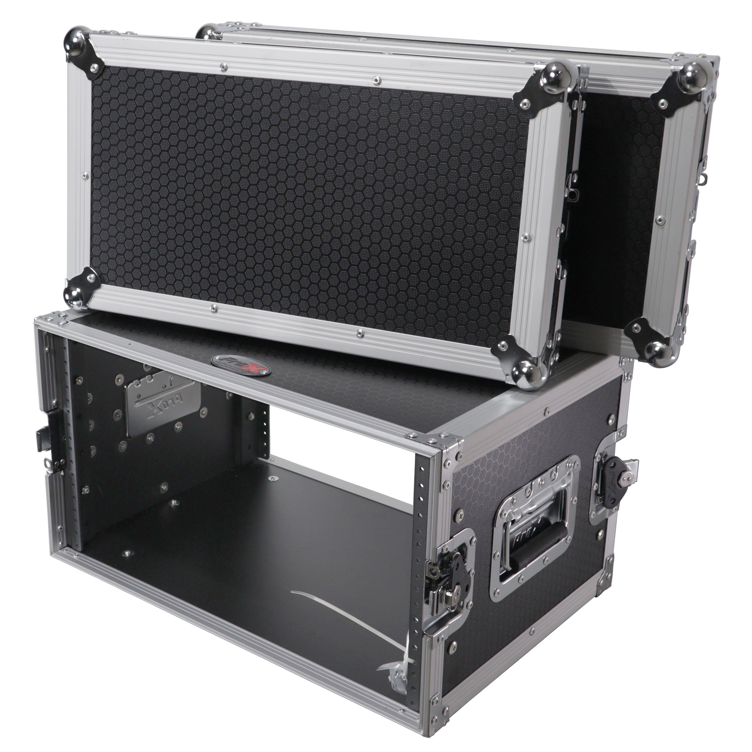6U Deluxe 14" Deep 19" Width Amp Effects Rack Flight Hard Case