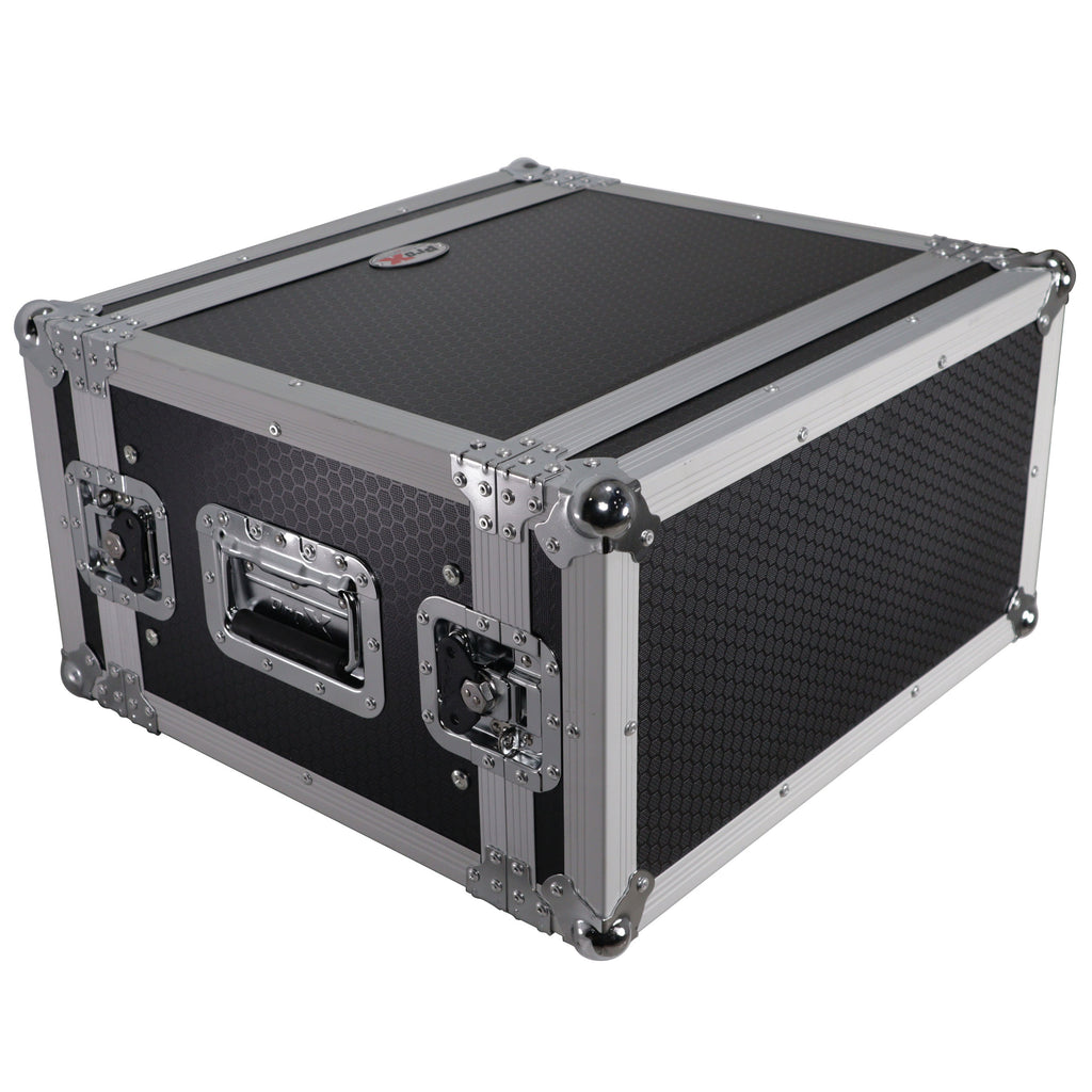 6U Deluxe 14" Deep 19" Width Amp Effects Rack Flight Hard Case