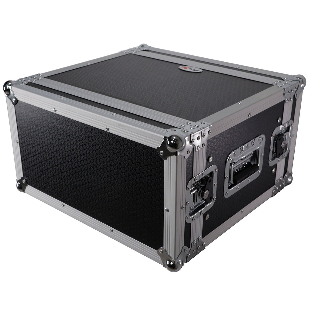 6U Deluxe 14" Deep 19" Width Amp Effects Rack Flight Hard Case