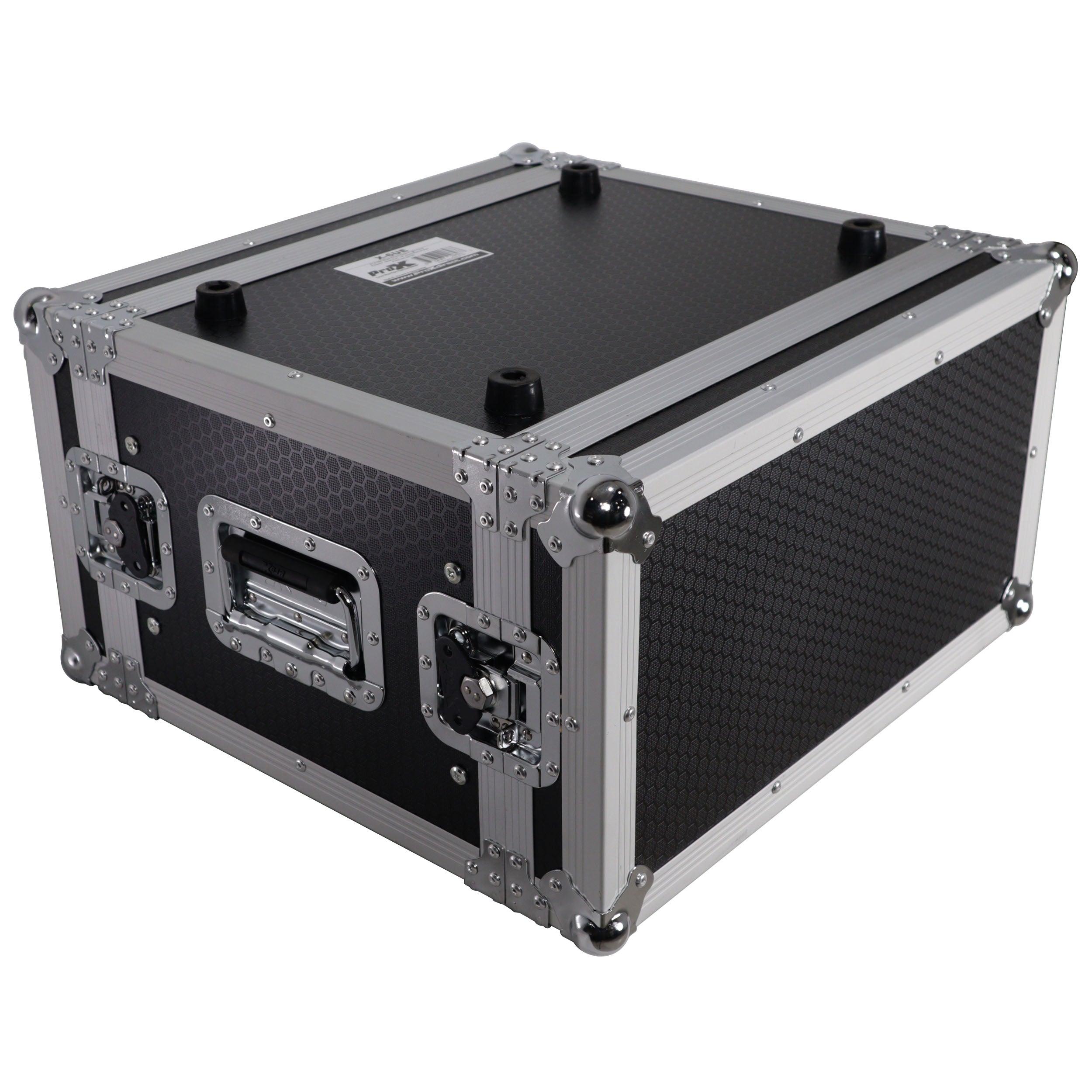 6U Deluxe 14" Deep 19" Width Amp Effects Rack Flight Hard Case