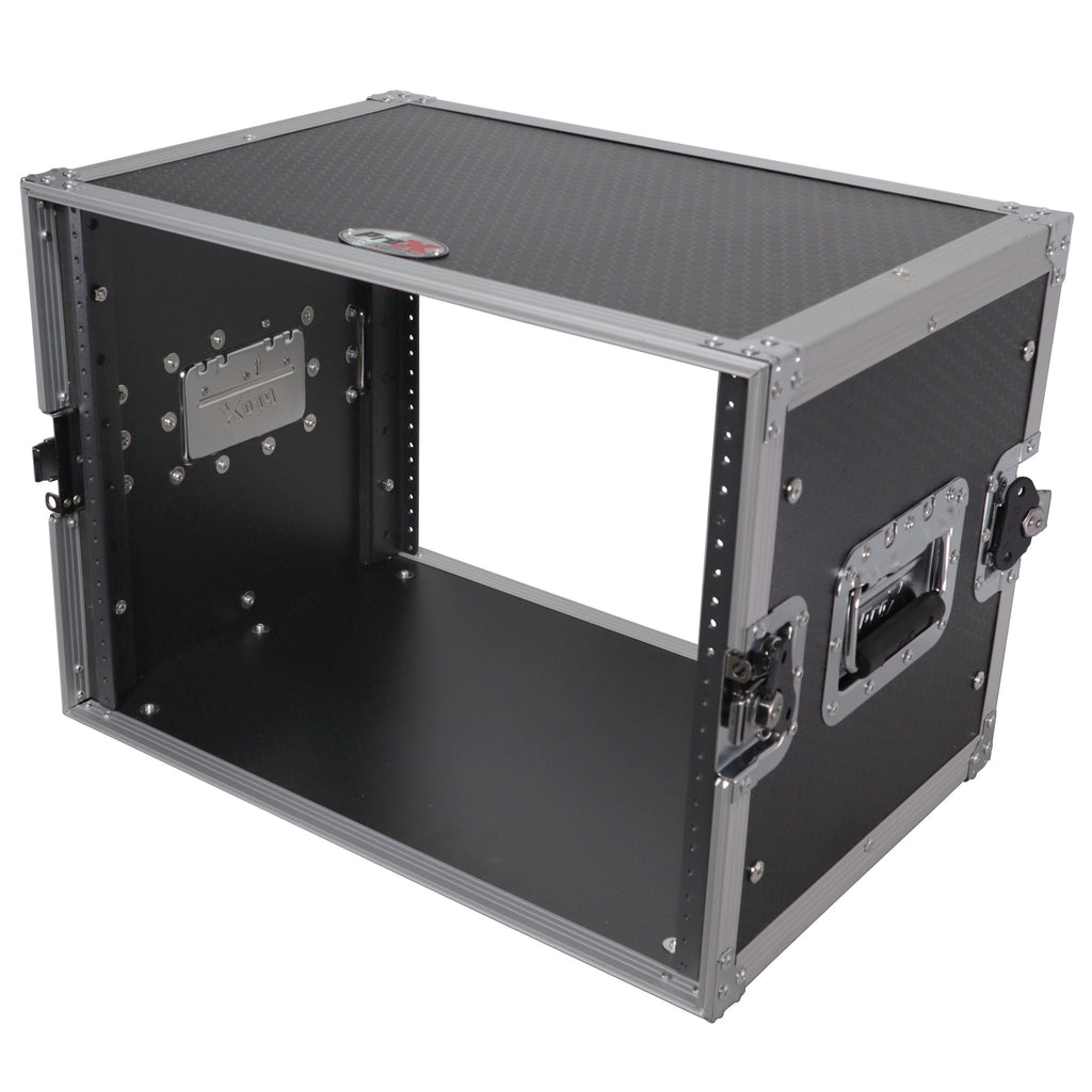 8U Deluxe Effects Rack Case 14 In Deep Rail to Rail