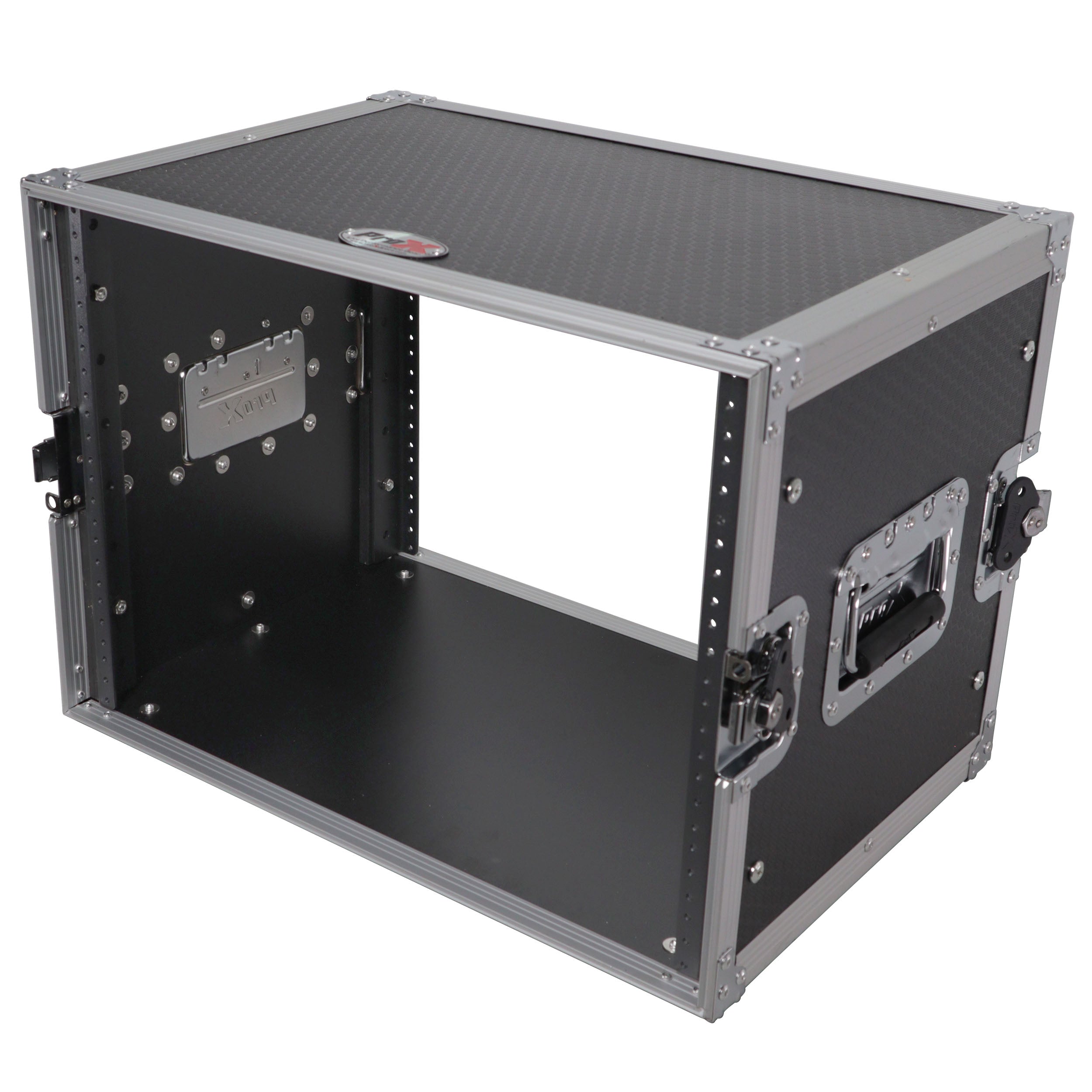 8U Deluxe Effects Rack Case 14 In Deep Rail to Rail