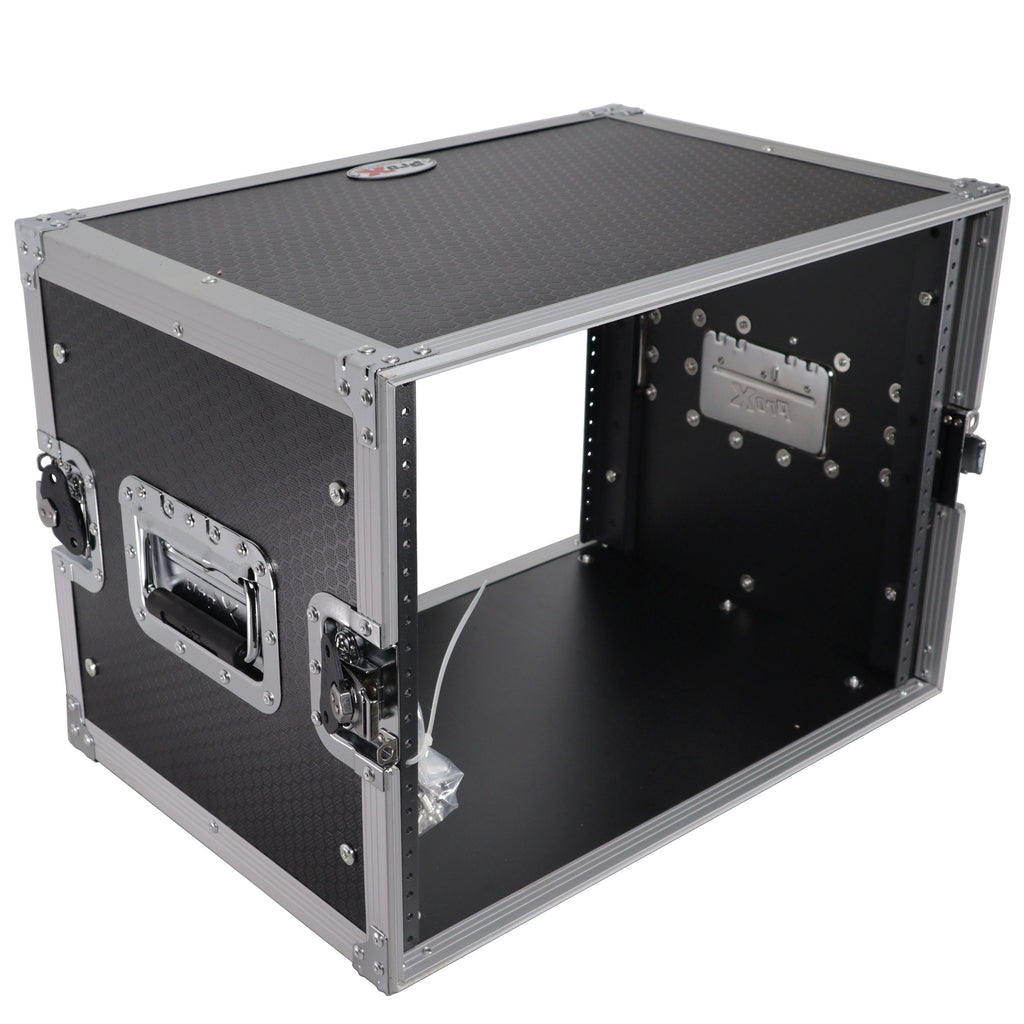 8U Deluxe Effects Rack Case 14 In Deep Rail to Rail