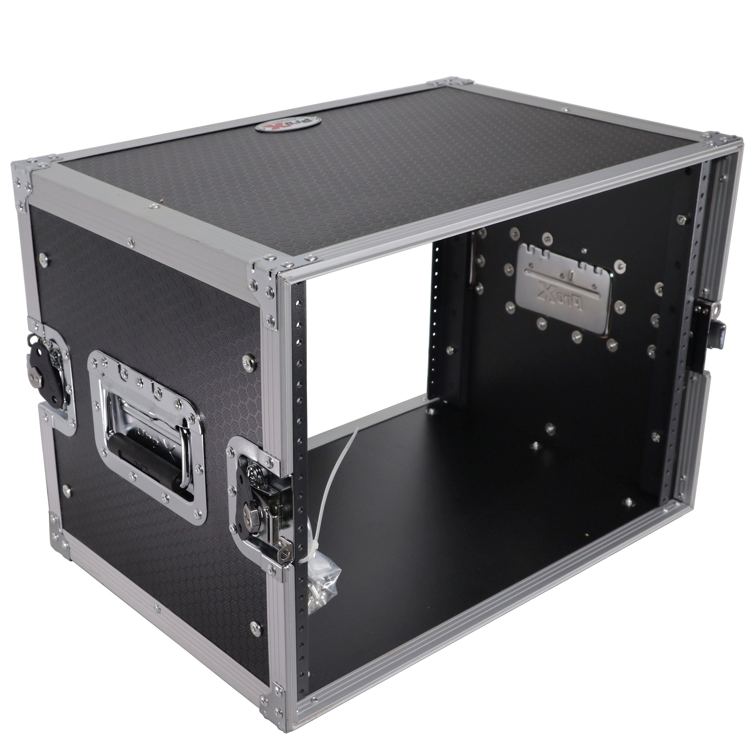 8U Deluxe Effects Rack Case 14 In Deep Rail to Rail