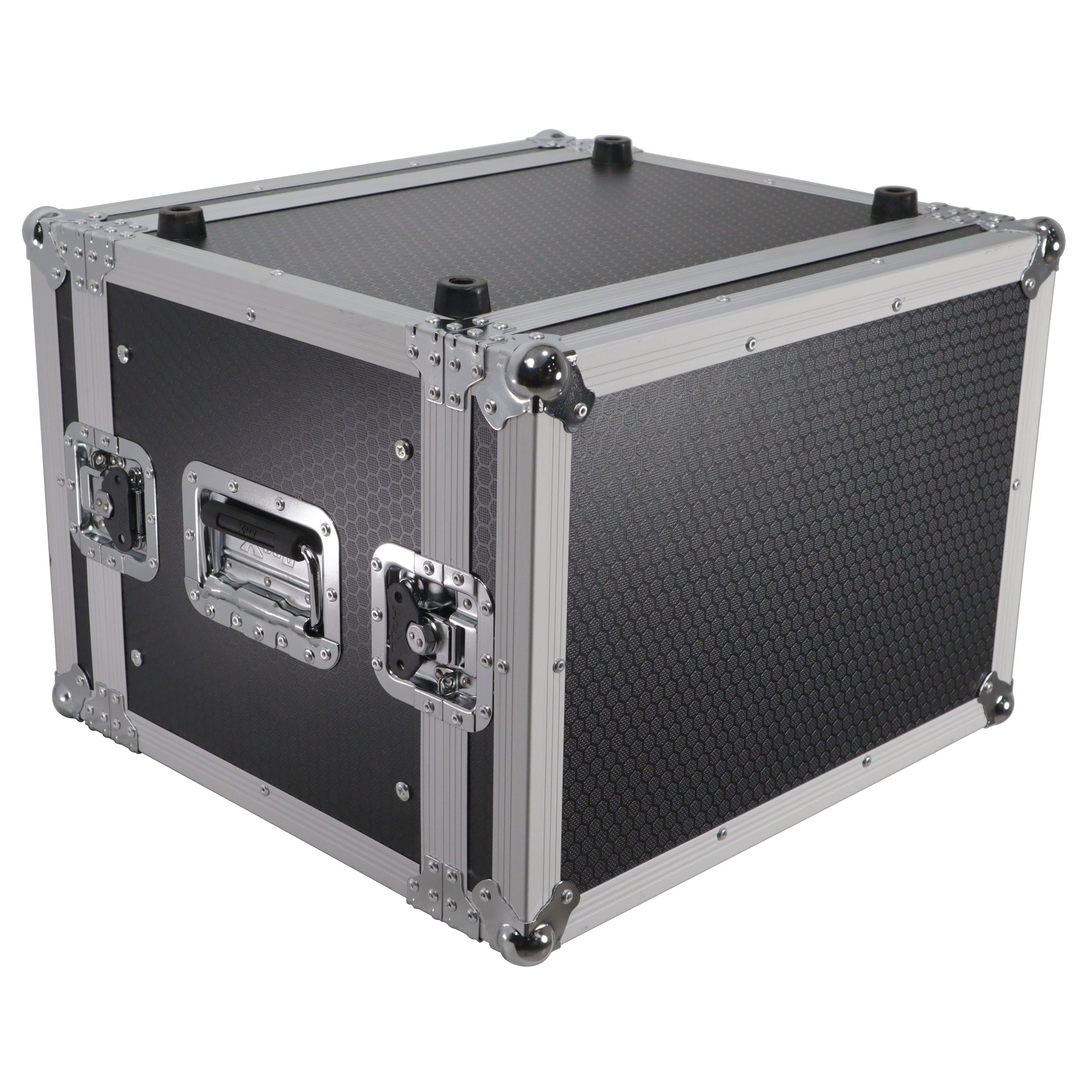 8U Deluxe Effects Rack Case 14 In Deep Rail to Rail