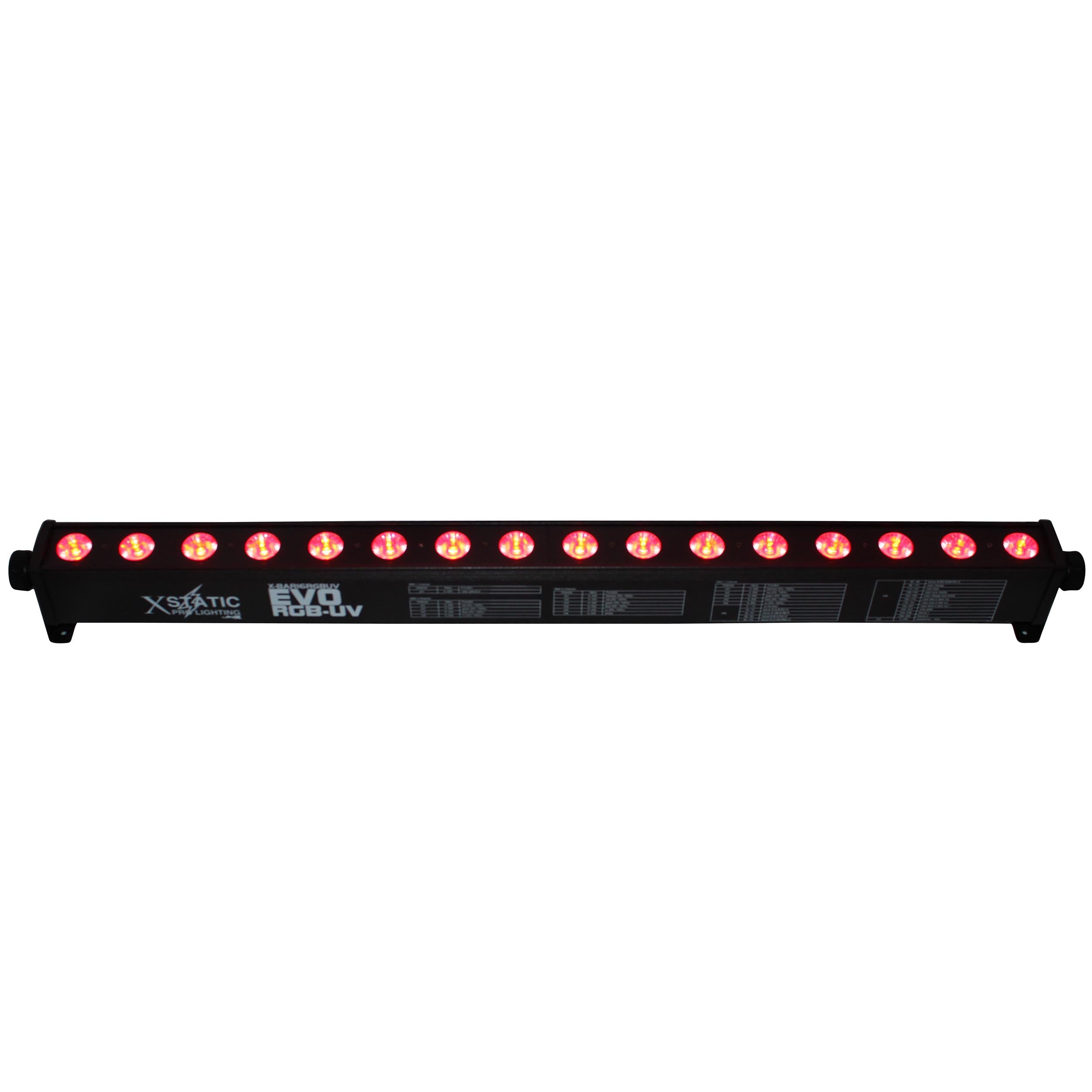 EVO RGB-UV Bar16 64W High Power RGB-UV LED Wash Light