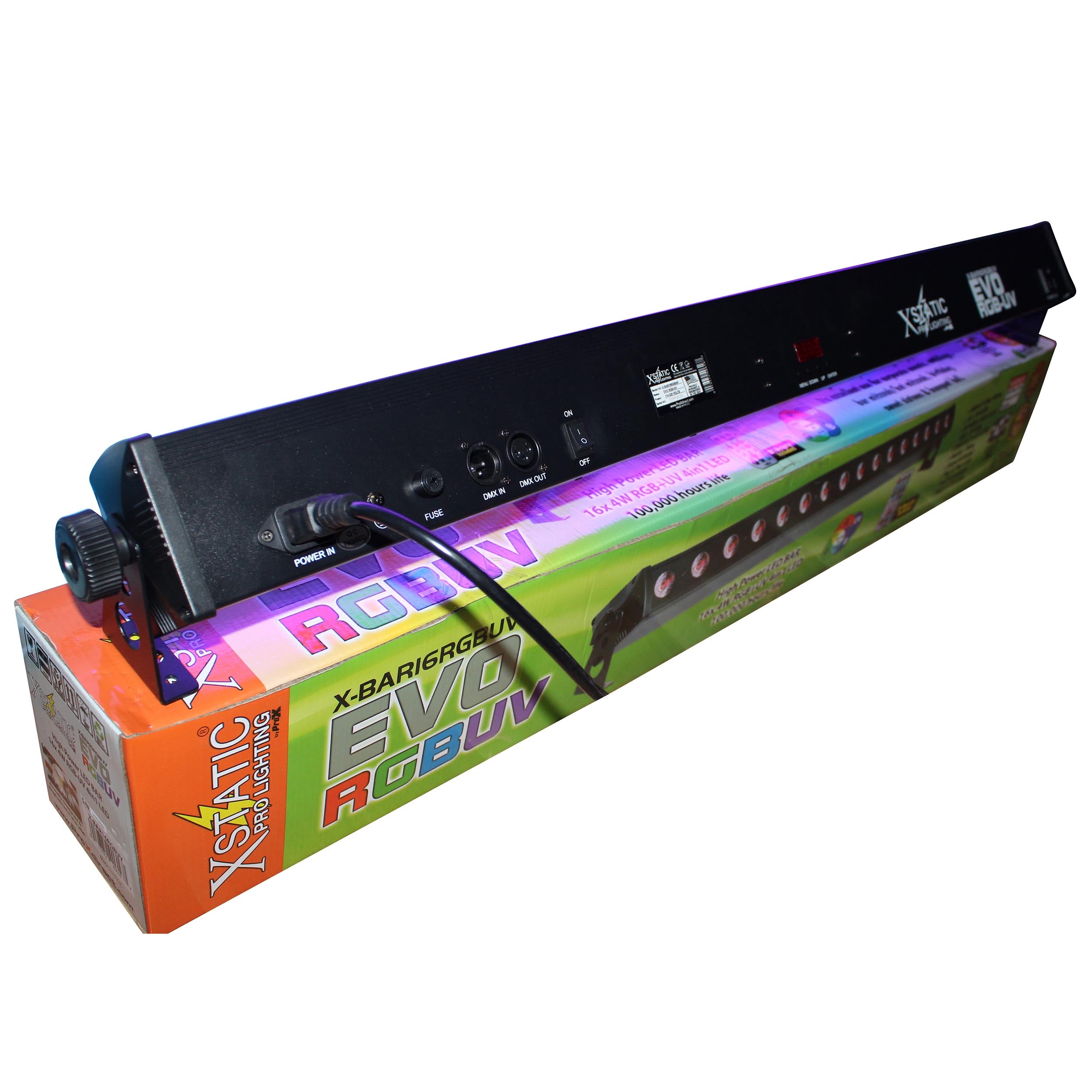 EVO RGB-UV Bar16 64W High Power RGB-UV LED Wash Light