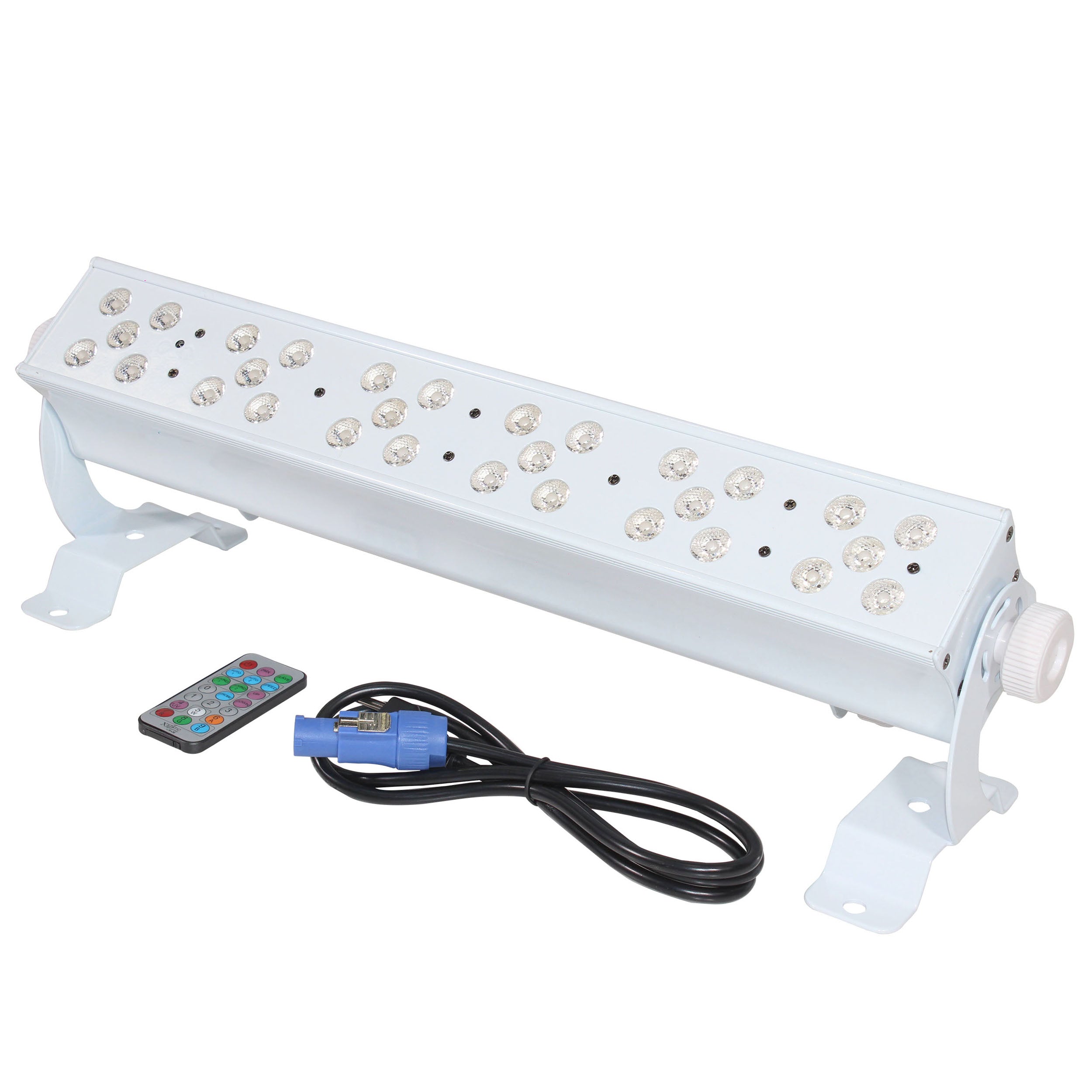 4PCS Ultrabright DAZZLER JR 30x3W RGBWA LED Bar | White