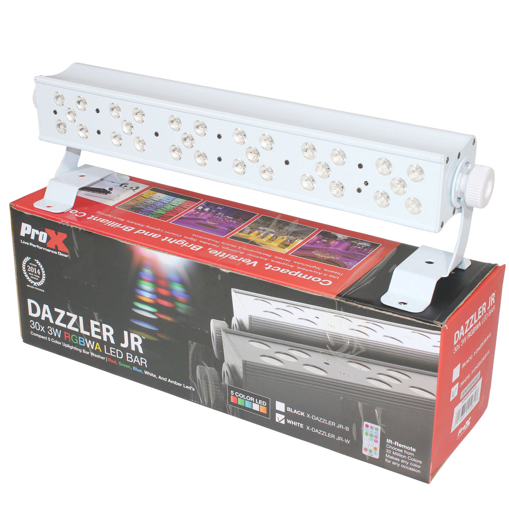 Ultrabright DAZZLER JR 30x3W RGBWA LED Bar | White