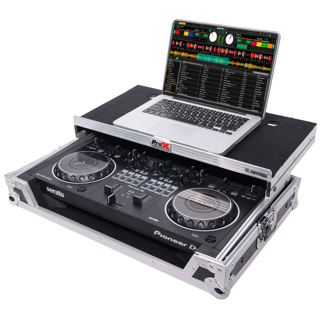 ATA Flight Case For Pioneer DDJ-REV1 DJ Controller with Laptop Shelf