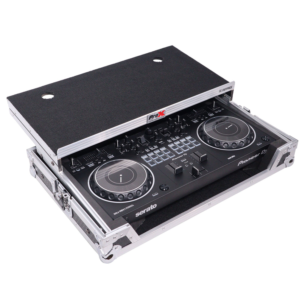 ATA Flight Case For Pioneer DDJ-REV1 DJ Controller with Laptop Shelf