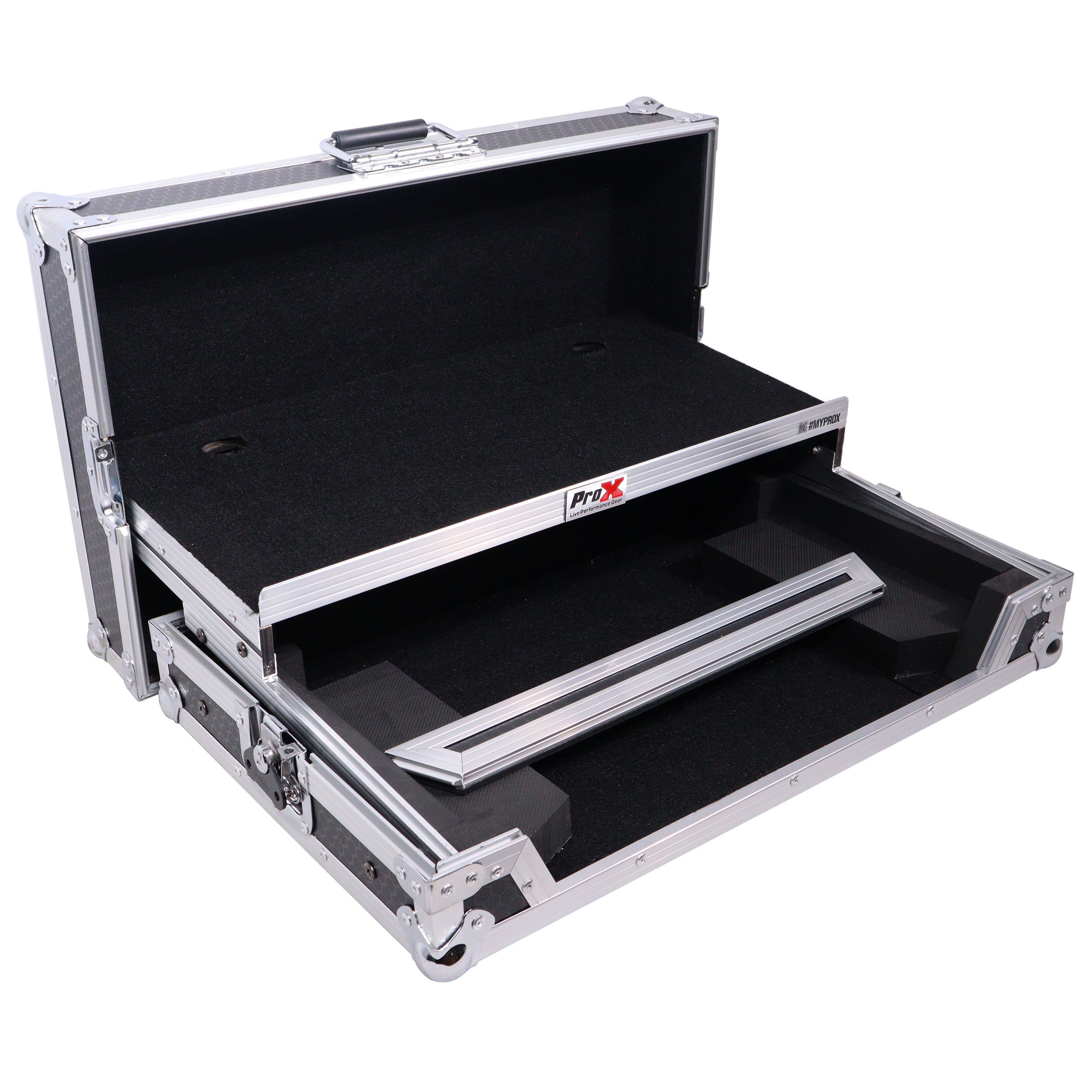 ATA Flight Case For Pioneer DDJ-REV1 DJ Controller with Laptop Shelf
