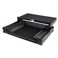 Flight Case - For Hercules DJControl Inpulse 500 with Glide Sliding Laptop Shelf - Black on Black