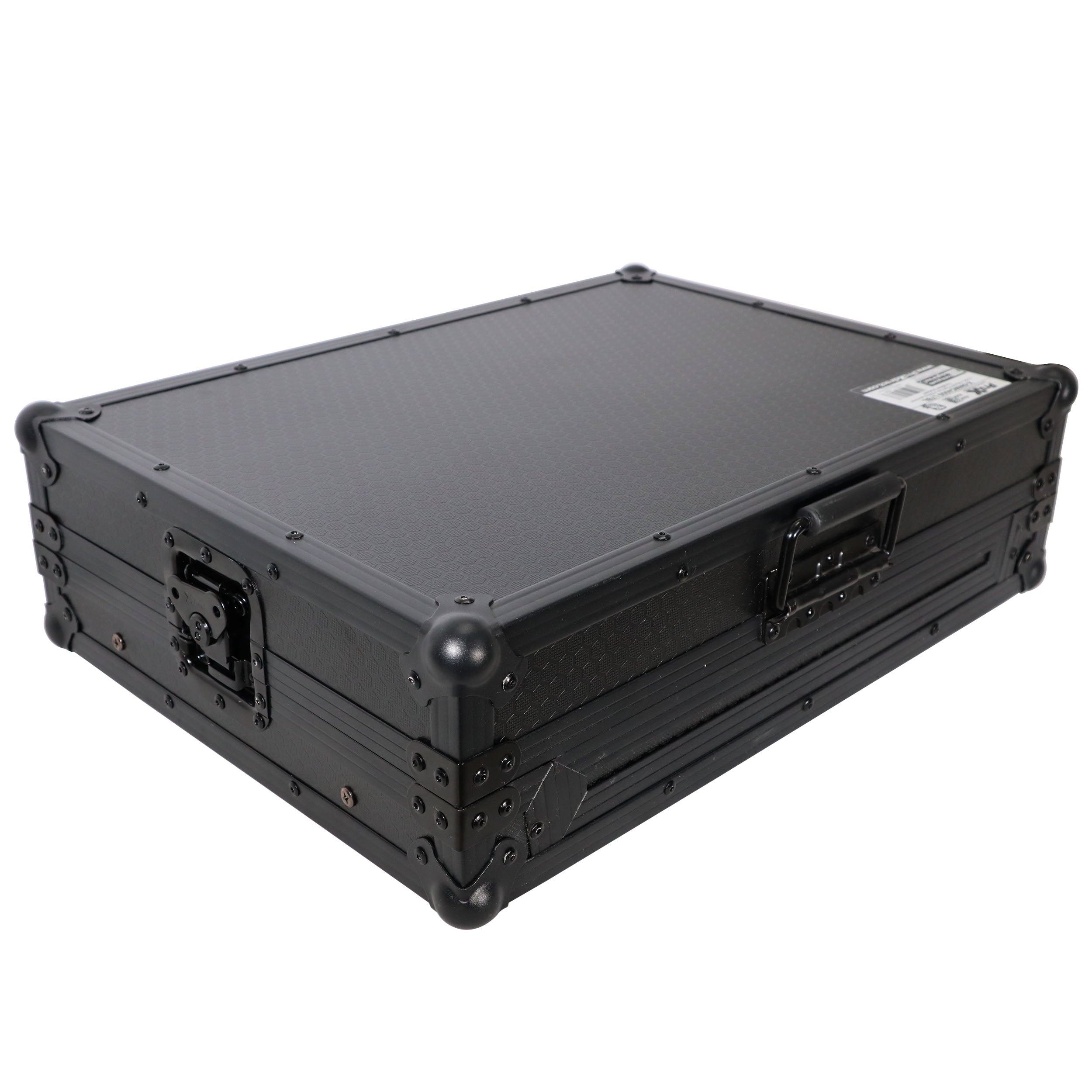 Flight Case - For Hercules DJControl Inpulse 500 with Glide Sliding Laptop Shelf - Black on Black