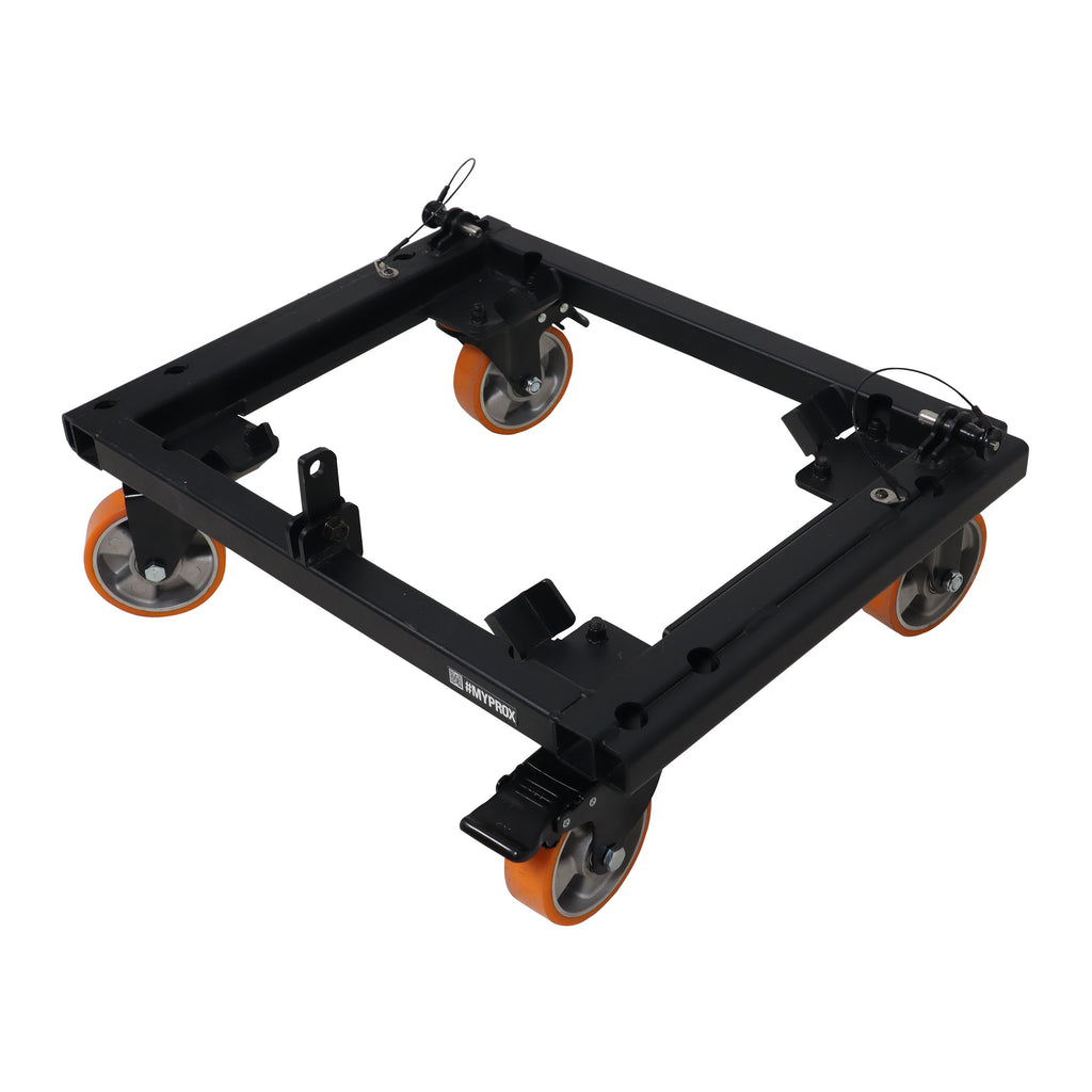 Heavy-Duty Wheel Dolly Fastening System for RCF HDL6A HDL26A Line Array Speakers Holds Up to 6 Cabinets