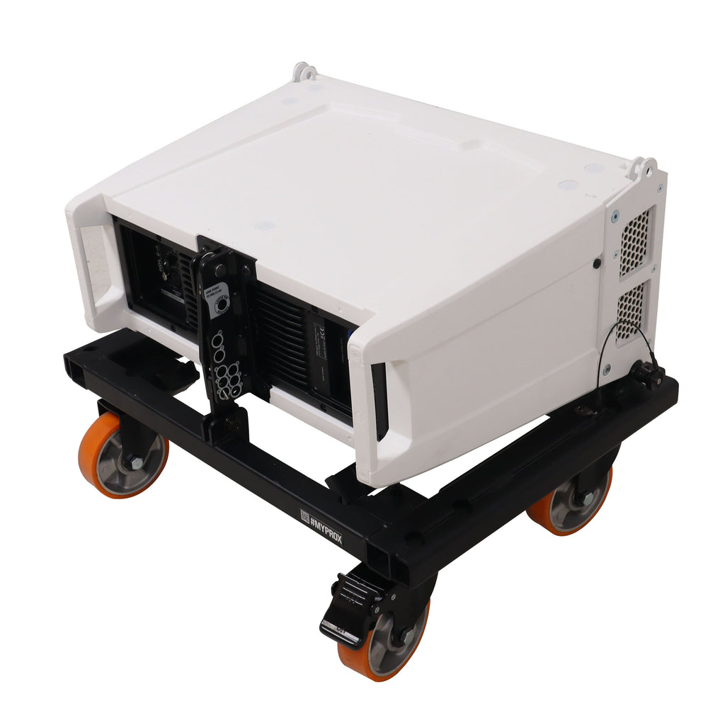 Heavy-Duty Wheel Dolly Fastening System for RCF HDL6A HDL26A Line Array Speakers Holds Up to 6 Cabinets