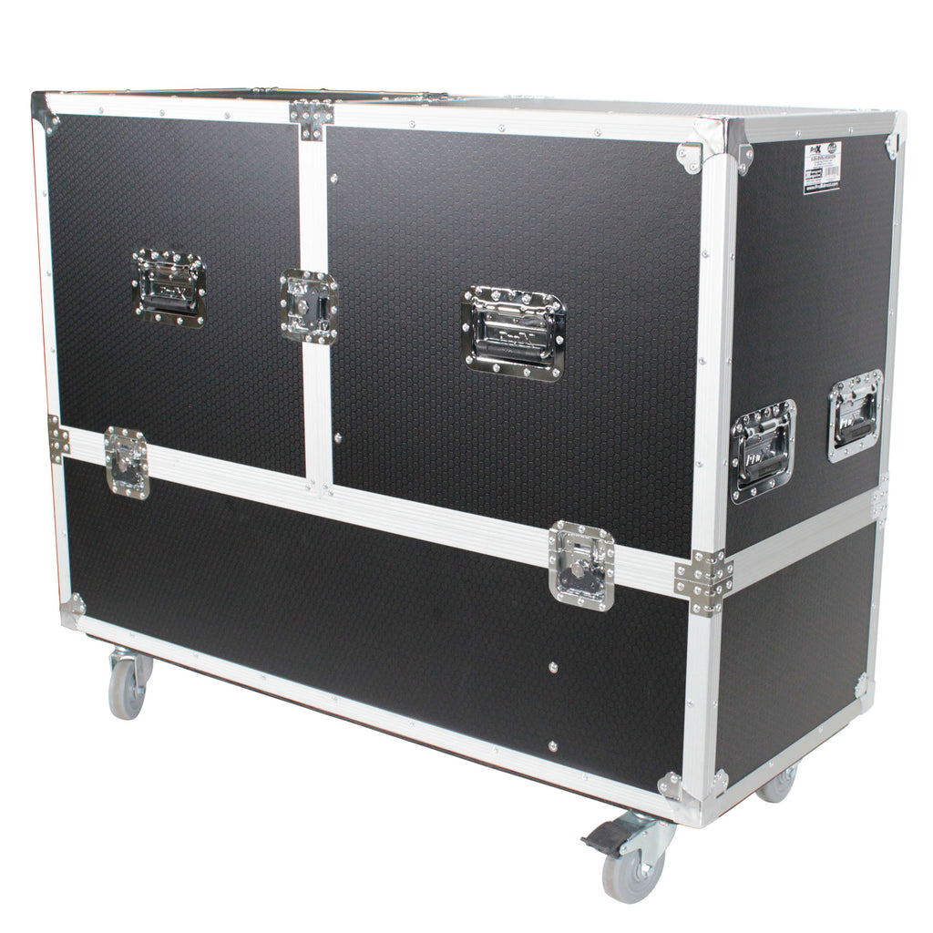ATA Flight Case for 2x RCF EVOX12 or EV Evolve 50 Compact Arrays Fits Two Speakers and Subwoofers