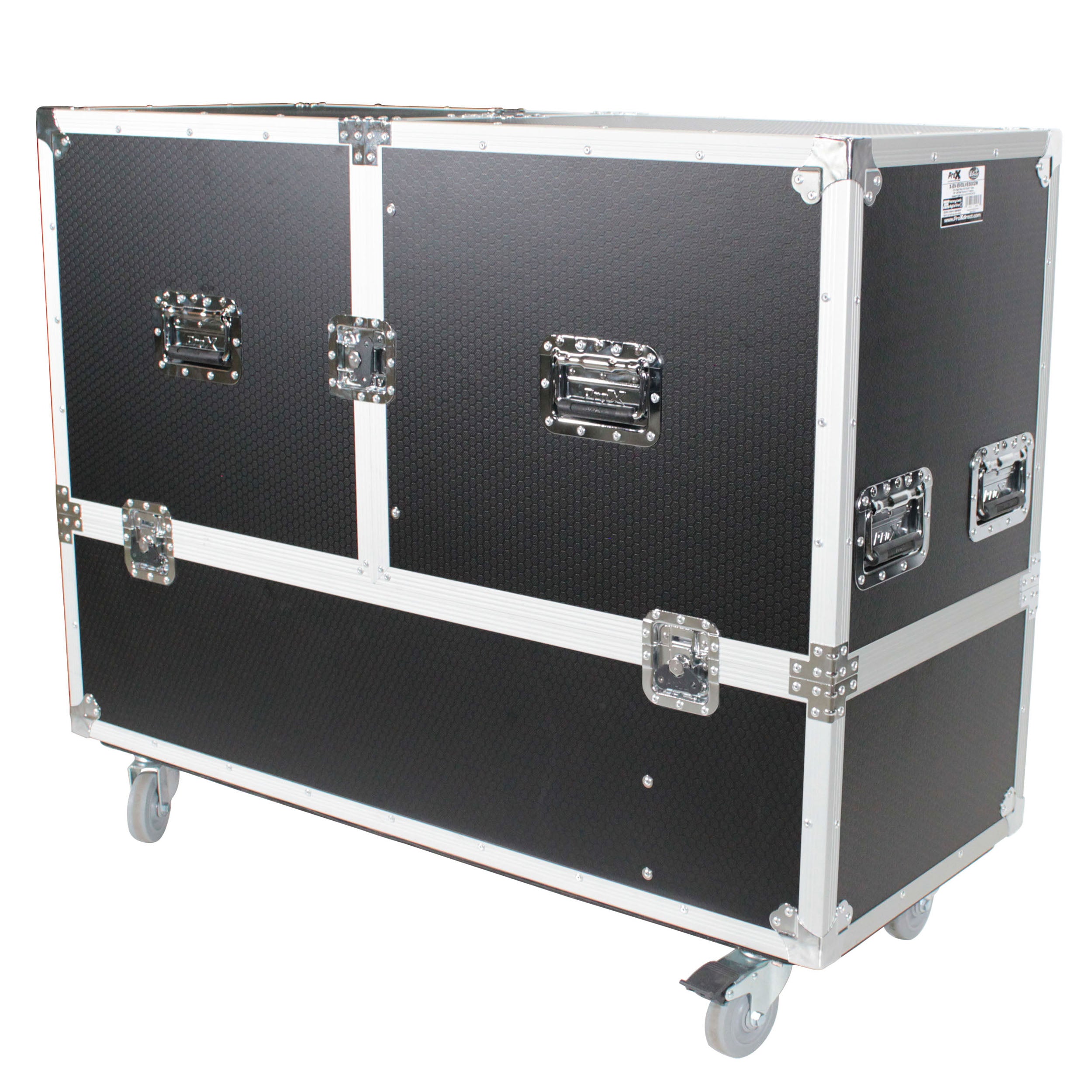 ATA Flight Case for 2x QSC KC12 Compact Arrays Fits Two Speakers and Subwoofers