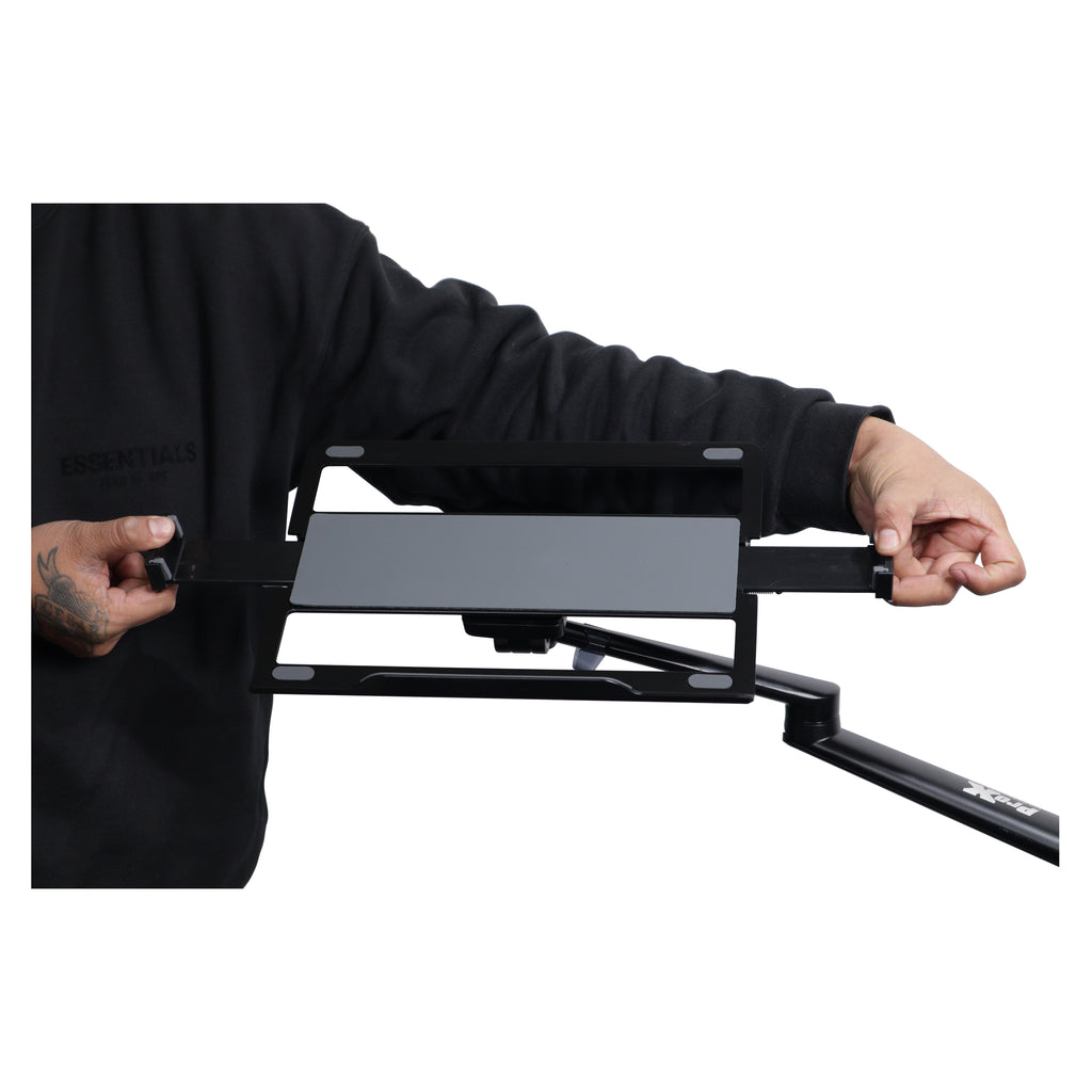 4PCS Universal Adjustable Stand for Laptops and Tablets, Clamps Securely to Tables and DJ Cases for Ultimate Flexibility