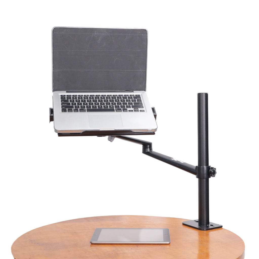 4PCS Universal Adjustable Stand for Laptops and Tablets, Clamps Securely to Tables and DJ Cases for Ultimate Flexibility