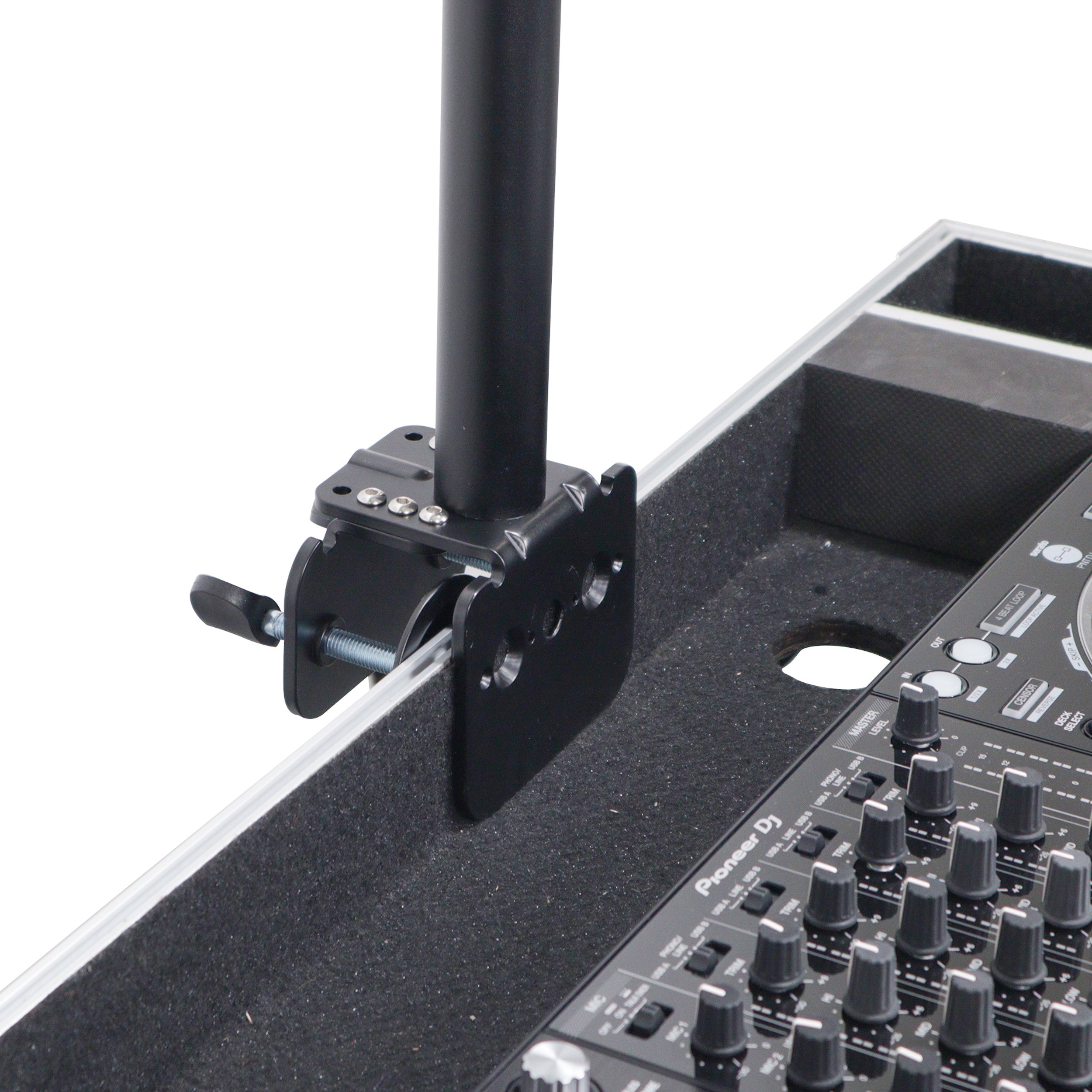 4PCS Universal Adjustable Stand for Laptops and Tablets, Clamps Securely to Tables and DJ Cases for Ultimate Flexibility