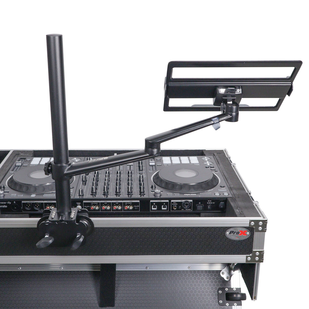 4PCS Universal Adjustable Stand for Laptops and Tablets, Clamps Securely to Tables and DJ Cases for Ultimate Flexibility