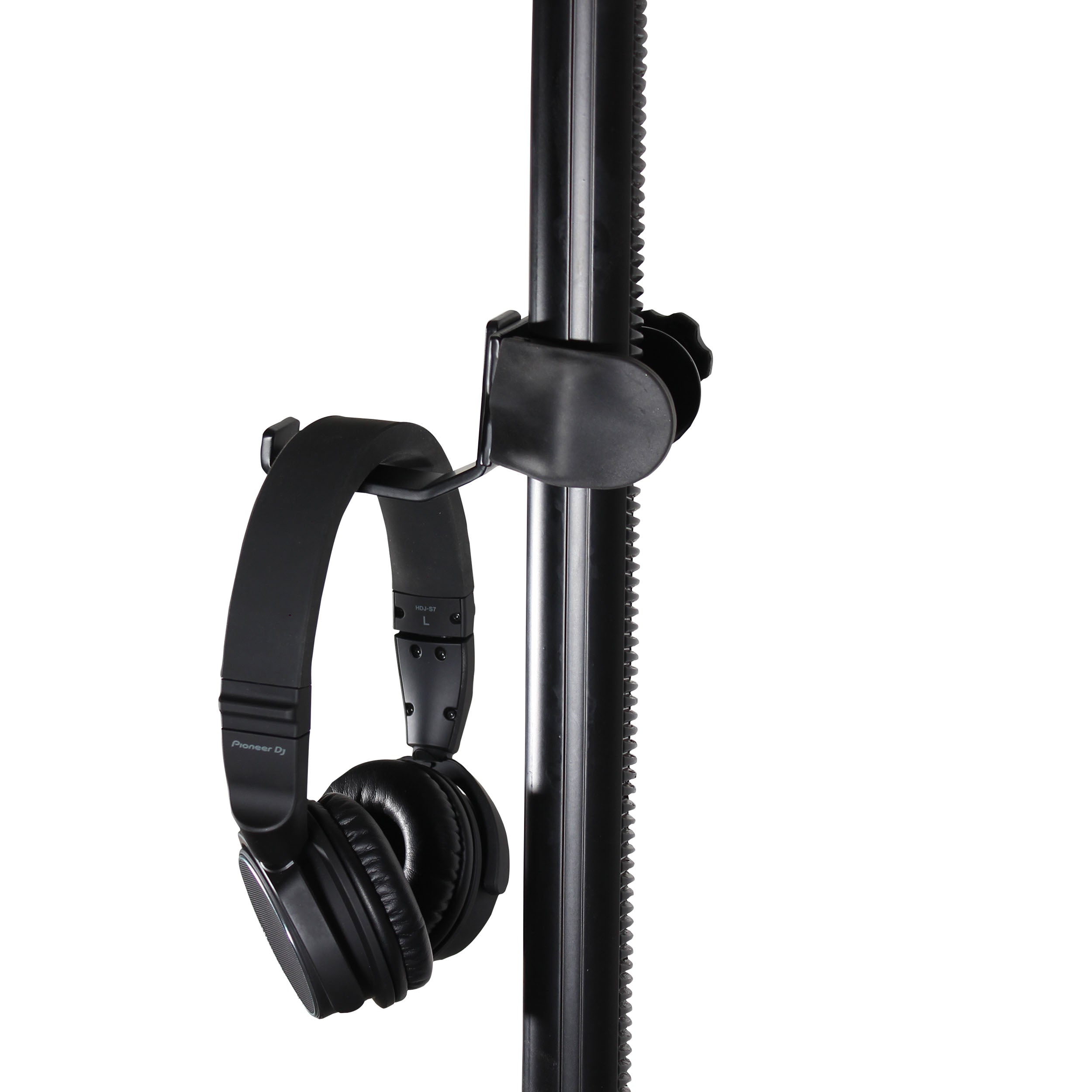 Universal Clamping Headphone Hanger for Speaker Poles and Stands