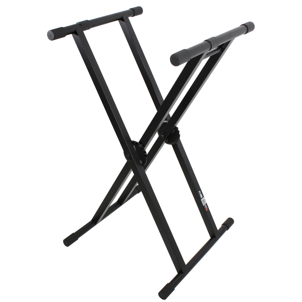 DJ Case/Keyboard Stand Double X Style W/Ergo Easy Lock