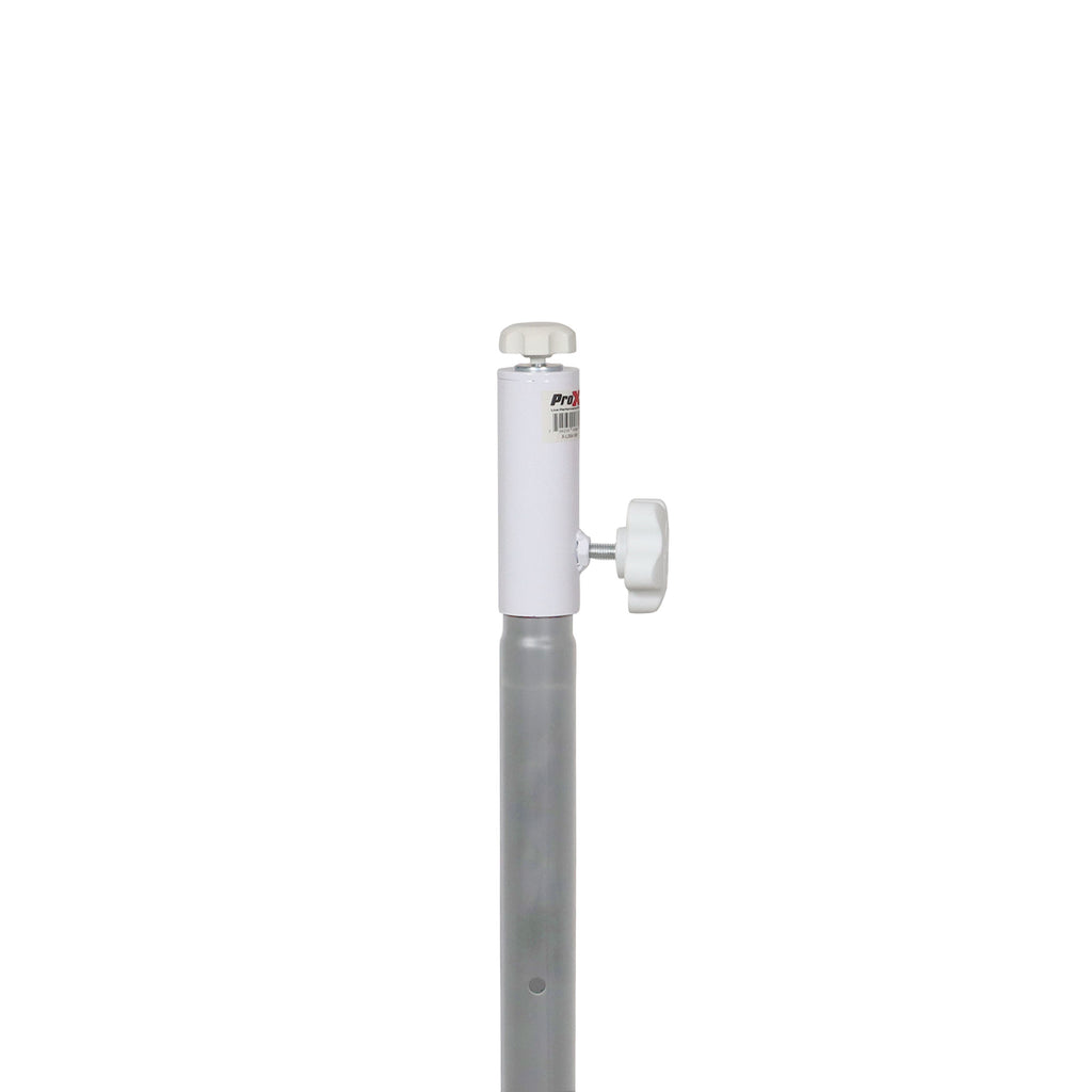 1 3/8" 35mm Universal Compact Single Stud Lighting M8 Mount for Most Speaker Stands White