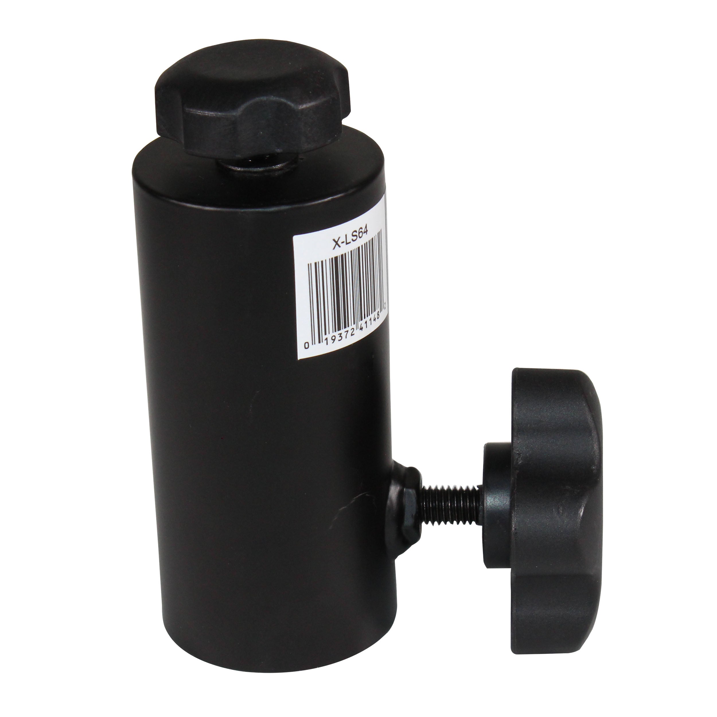 1 3/8" 35mm Universal Compact Single Stud Lighting M8 Mount for Most Speaker Stands Black