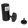 1 3/8" 35mm Universal Compact Single Stud Lighting M8 Mount for Most Speaker Stands Black