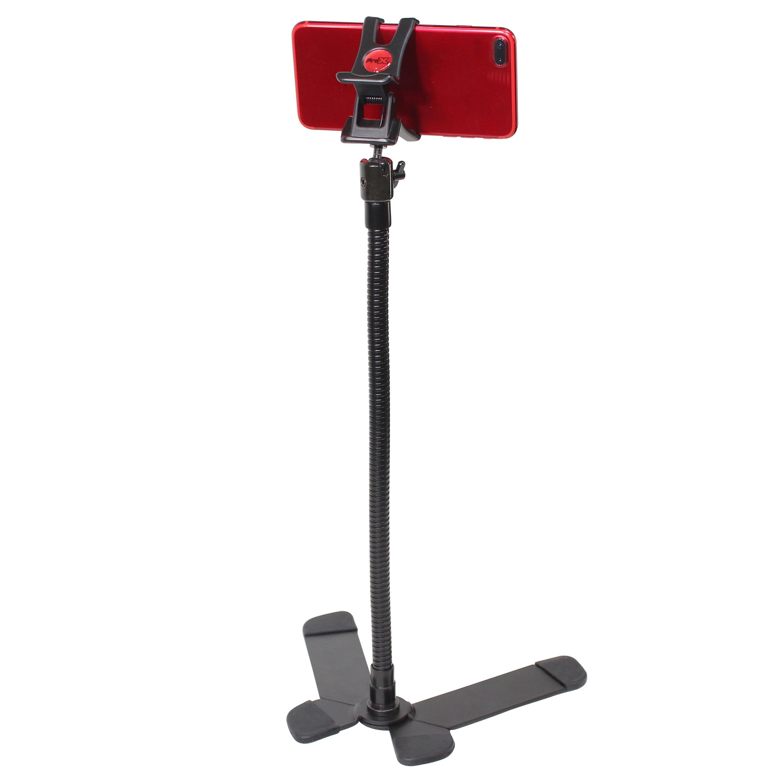 6PCS Mobi Buddy Hands Free Mobile Device Clip Kit DJ Cellphone holder Selfie Stick Table Stand Tripod Clamp and Case