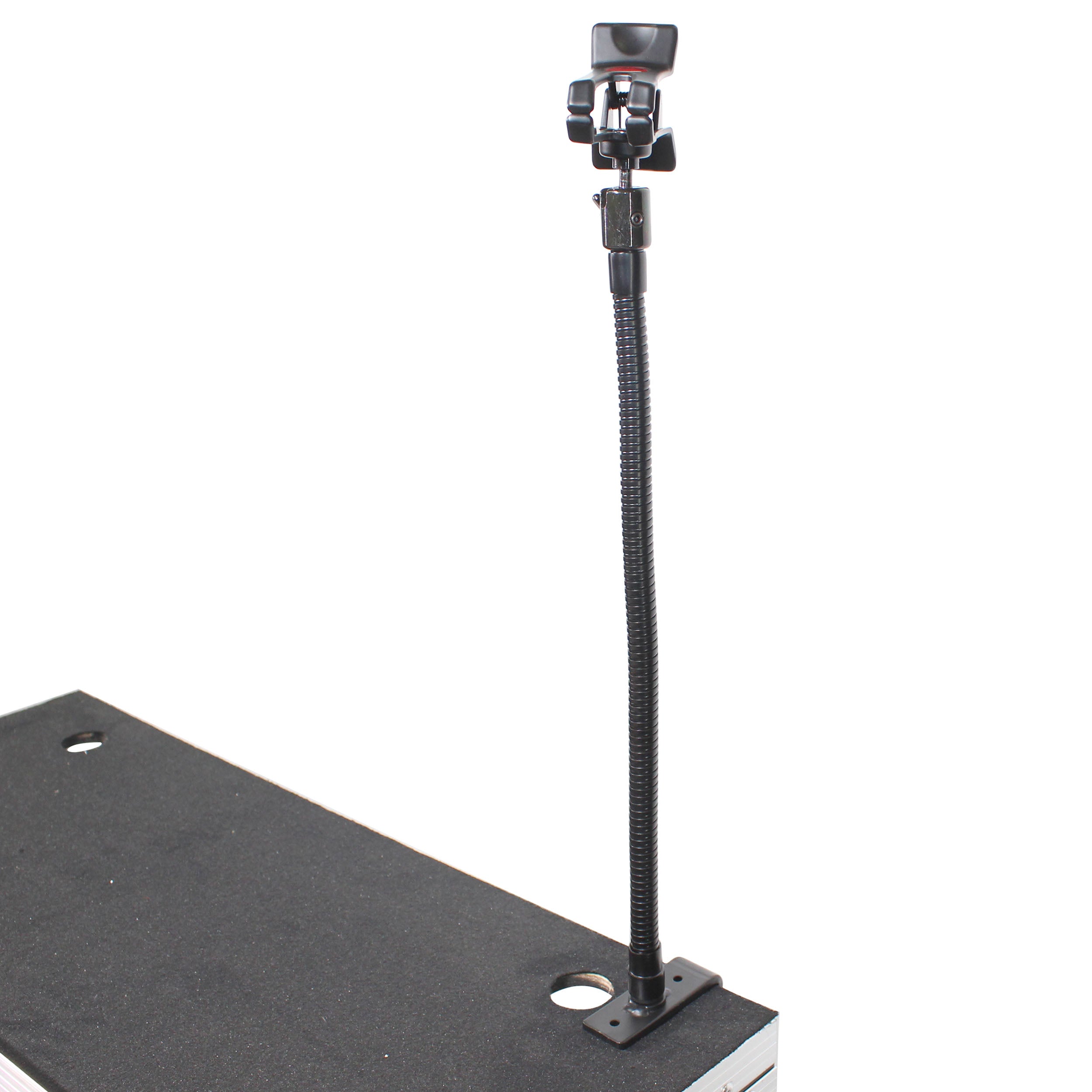 Mobi Buddy Hands Free Mobile Device Clip Kit DJ Cellphone holder Selfie Stick Table Stand Tripod Clamp and Case