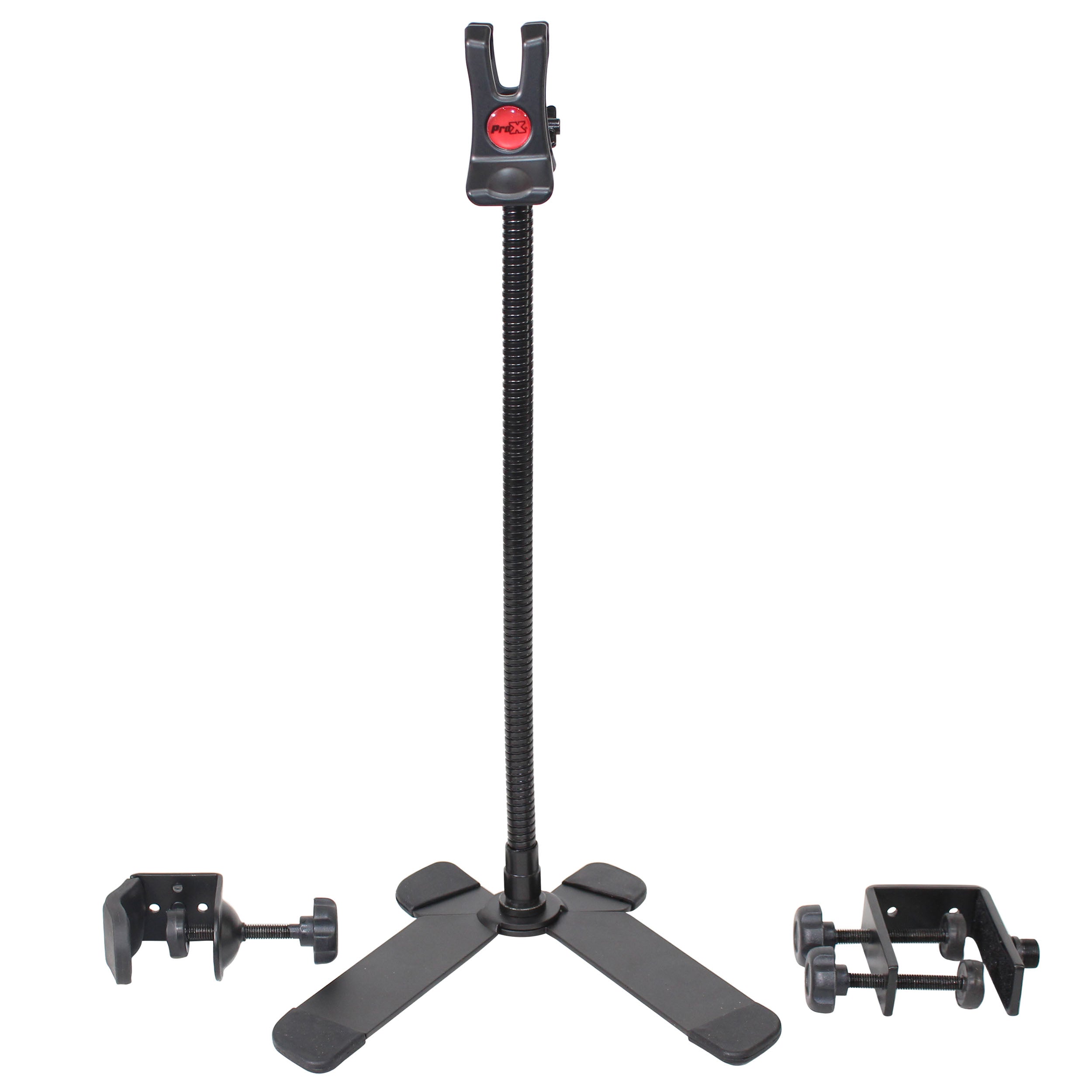 6PCS Mobi Buddy Hands Free Mobile Device Clip Kit DJ Cellphone holder Selfie Stick Table Stand Tripod Clamp and Case