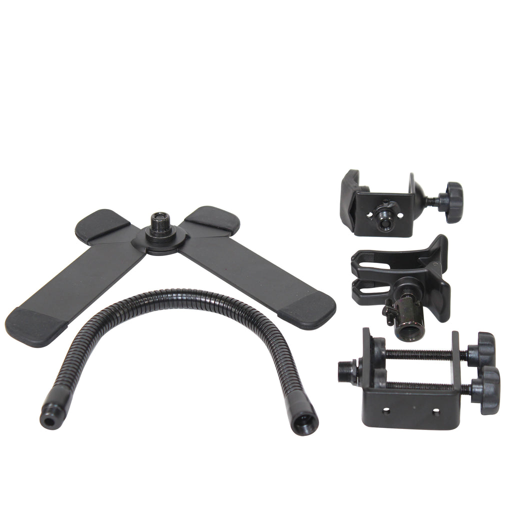 Mobi Buddy Hands Free Mobile Device Clip Kit DJ Cellphone holder Selfie Stick Table Stand Tripod Clamp and Case